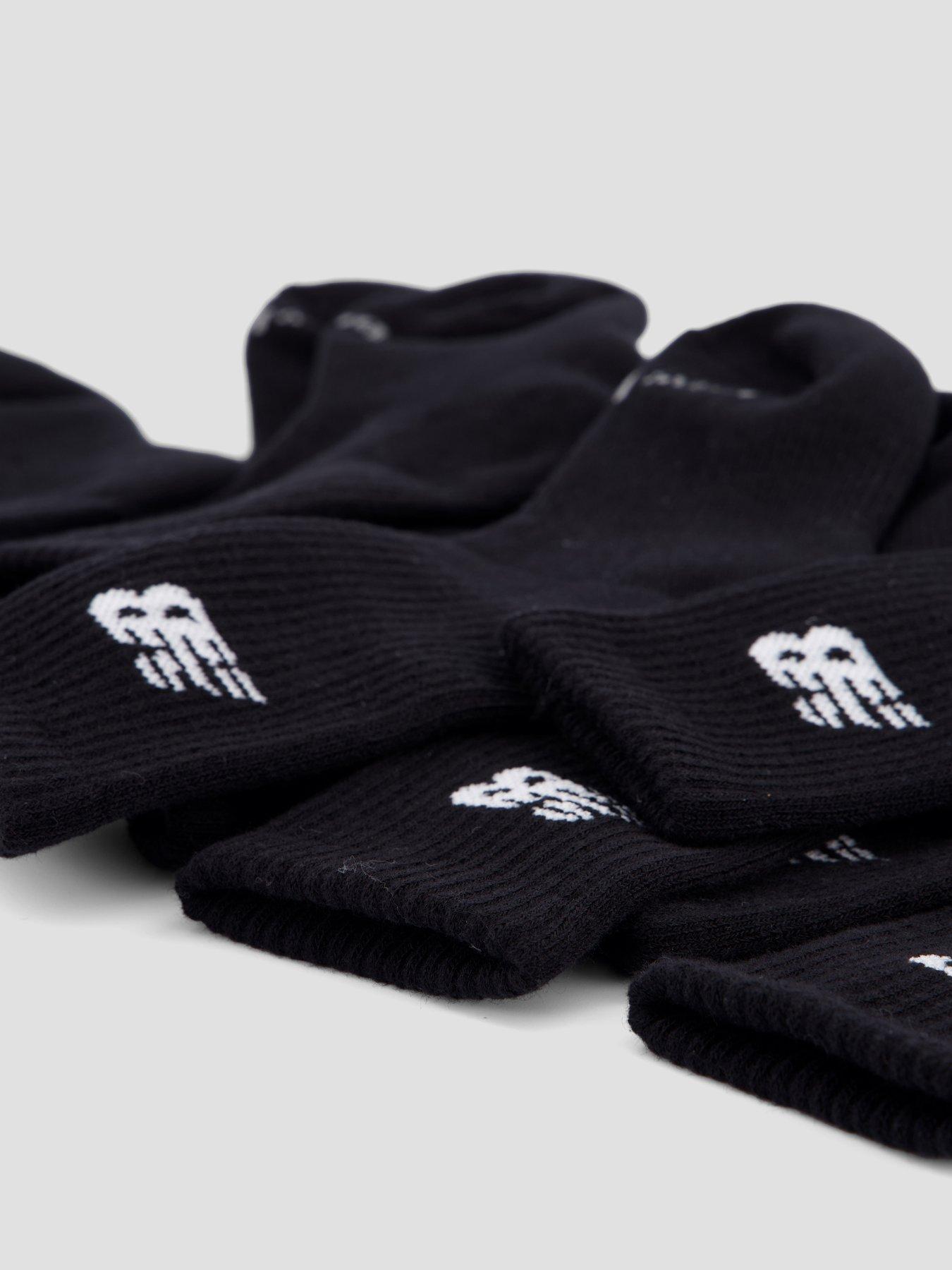 Image 3 of 3 of New Balance Kids Everyday Ribbed Crew Socks 6 Pack - Black
