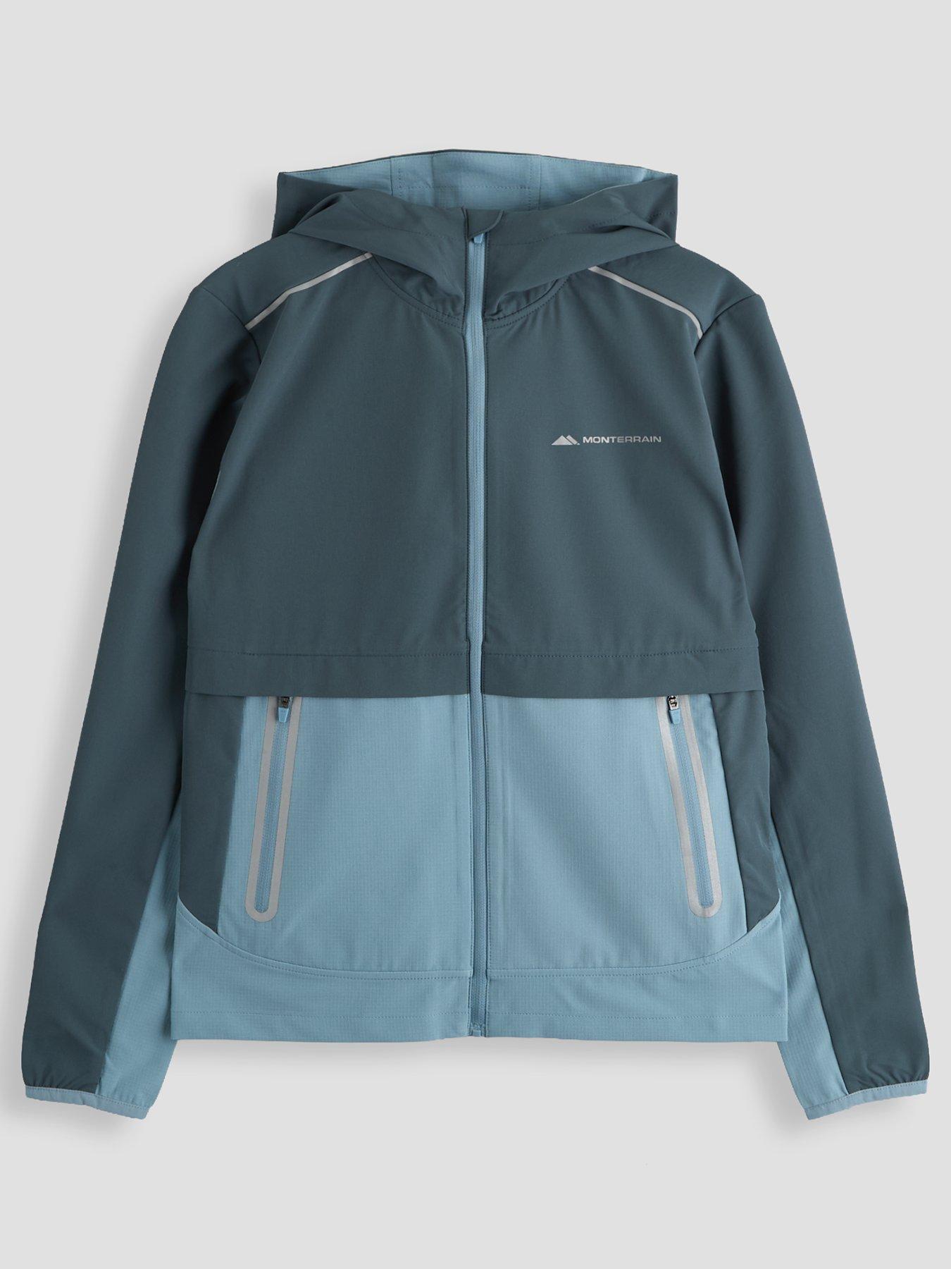 Image 1 of 6 of Monterrain Boys Ventax Full Zip Zip Pocket Hoodie - Grey