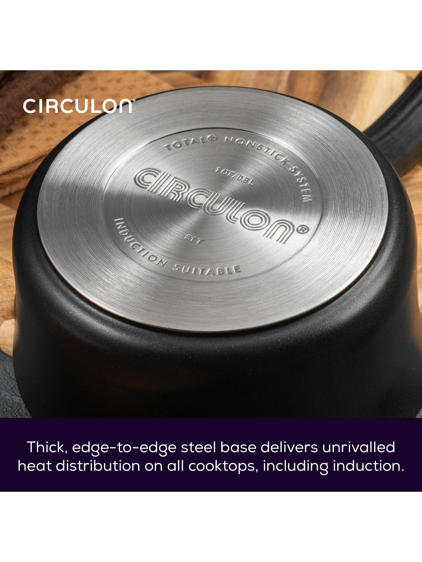 Image 4 of 8 of Circulon Circulon Total Hard Anodised Stirfry With Helper Handle, 30cm