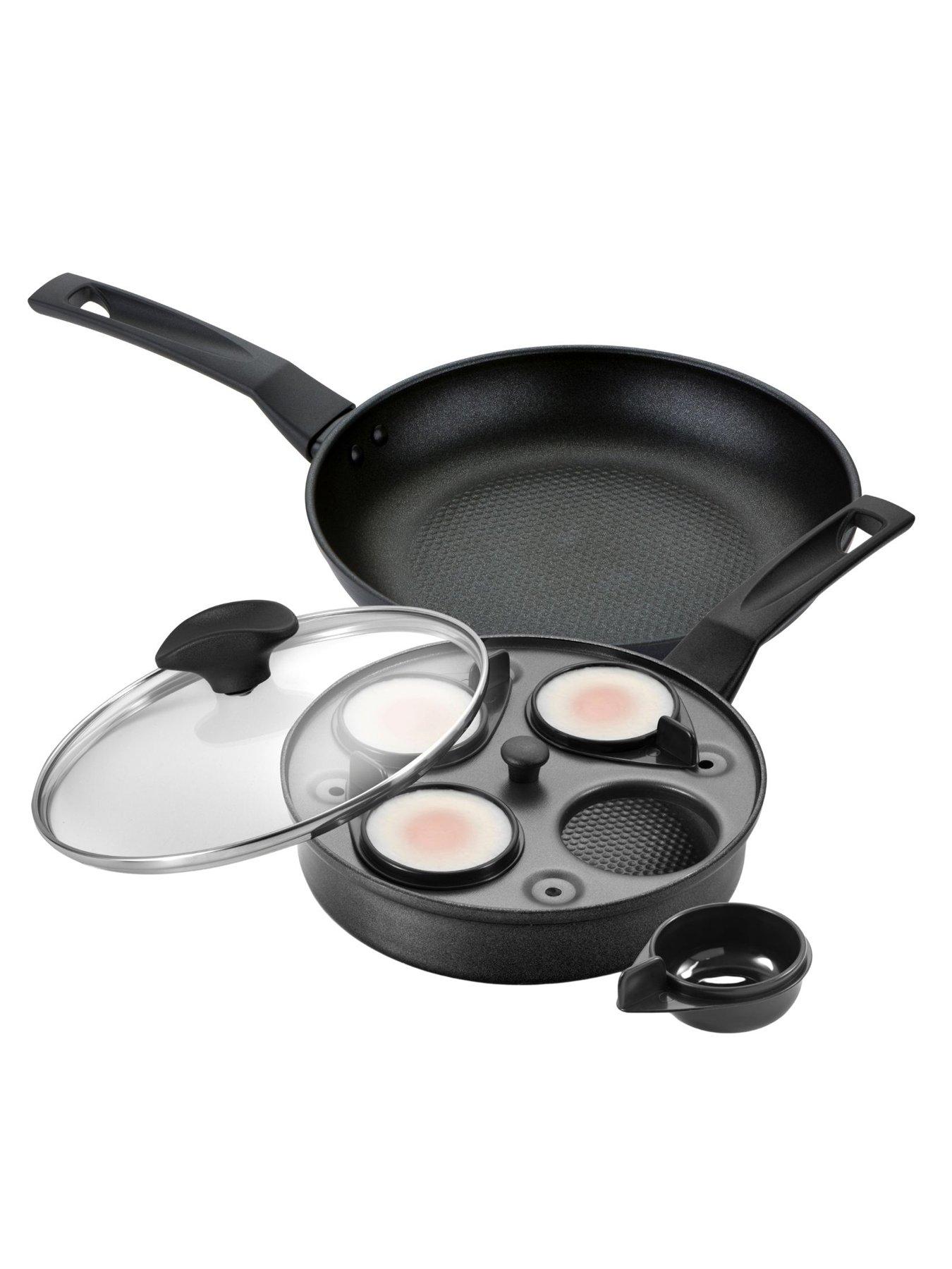 Prestige Prestige 9 X Tougher Twinpack (11936 - 21cm Fry/omelette Pan  &  12079 - 20cm 4 Cup Egg Poacher)