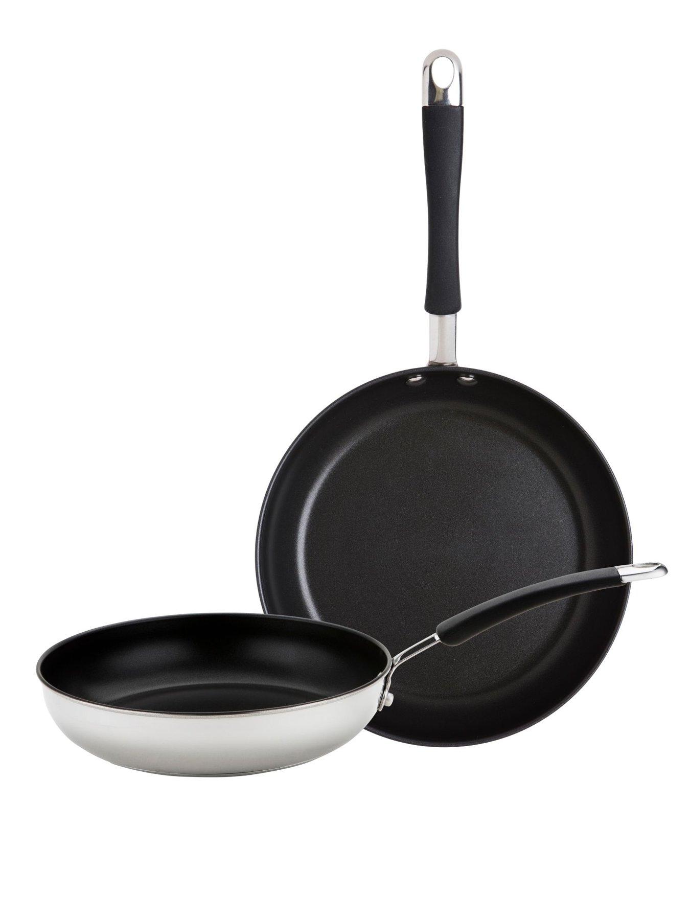 Image 1 of 5 of MEYER Induction Stainless Steel Frypan Twin Pack (20cm &amp; 28cm)