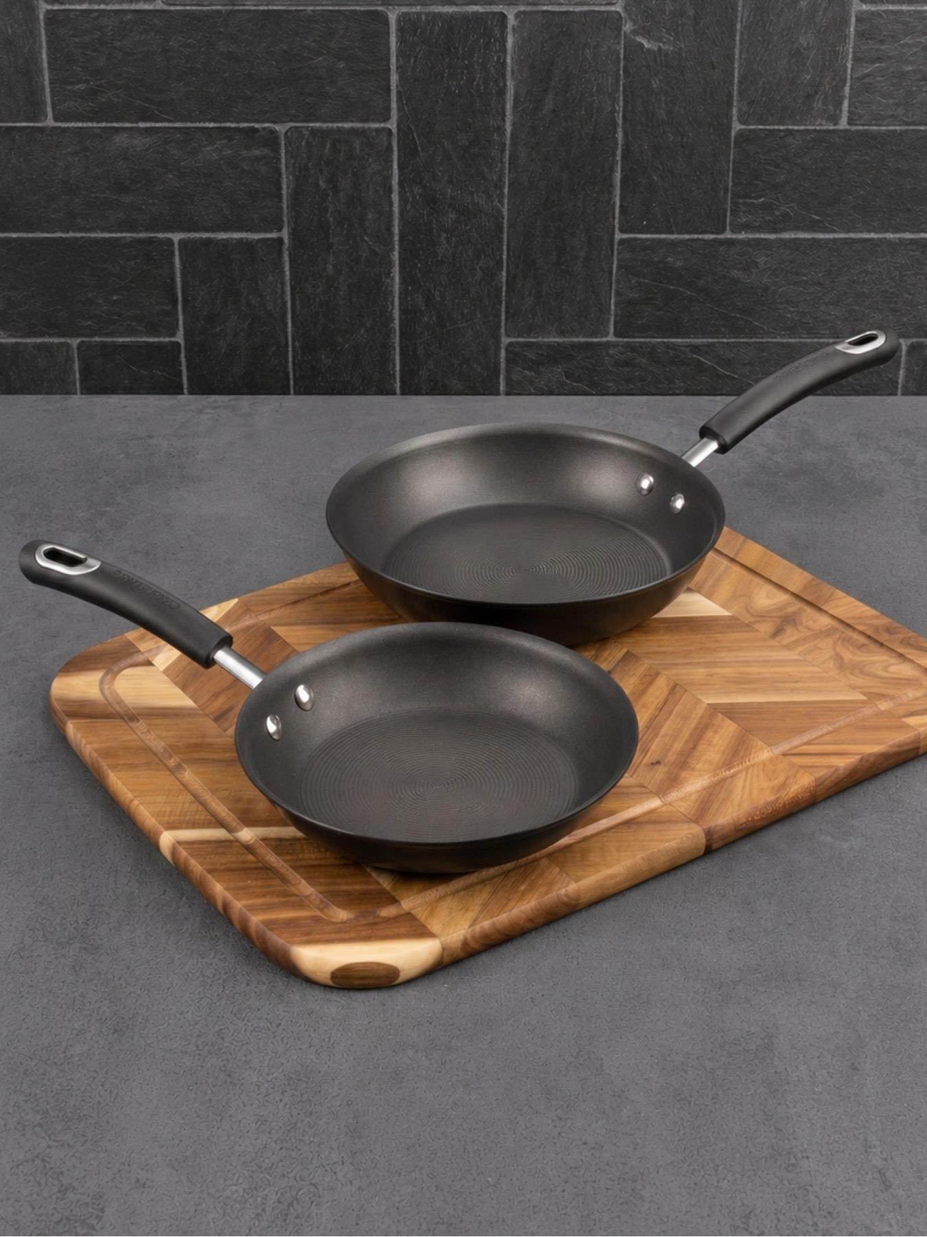 Image 1 of 8 of Circulon Circulon Total Hard Anodised Frypan Twin Pack, 22cm &amp; 25cm