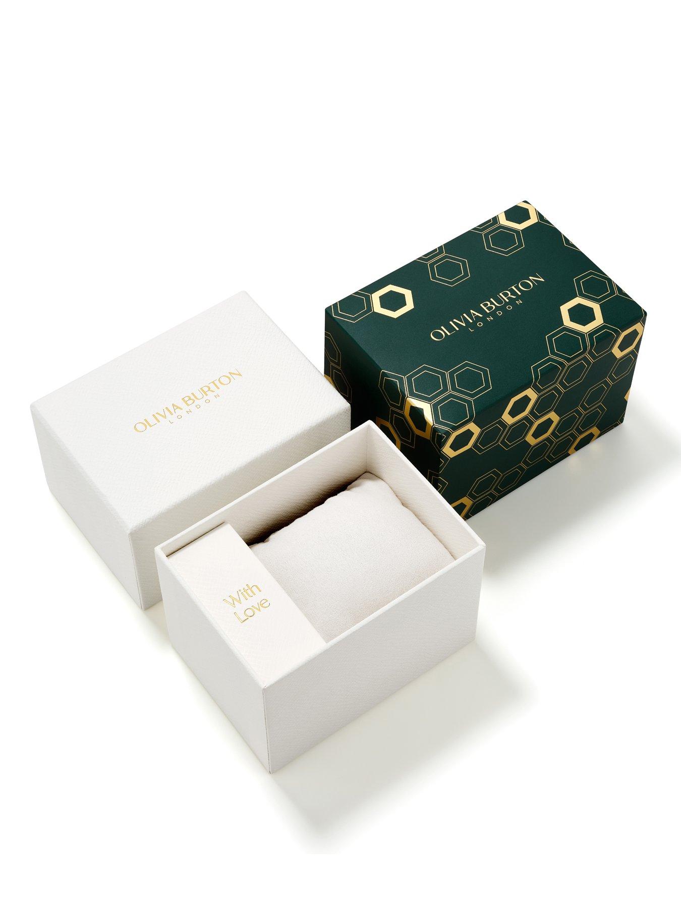 Image 4 of 4 of Olivia Burton Olivia Burton 21mm Townhouse Giftset White Dial Watch &amp; Bracelet Set