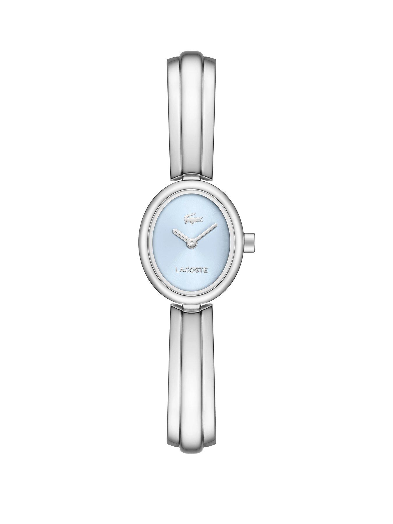 Image 1 of 5 of Lacoste Suzanne Ice Blue Dial and Stainless Steel Bangle Bracelet Watch
