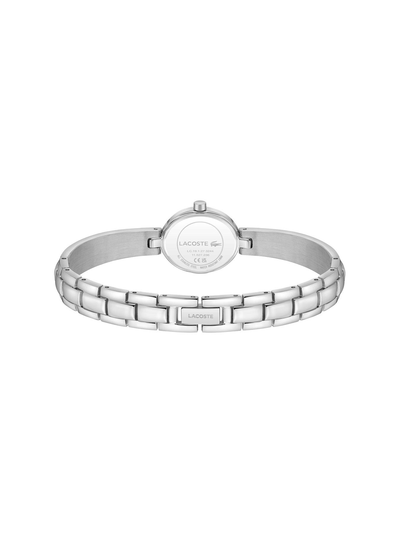 Image 3 of 5 of Lacoste Suzanne Ice Blue Dial and Stainless Steel Bangle Bracelet Watch