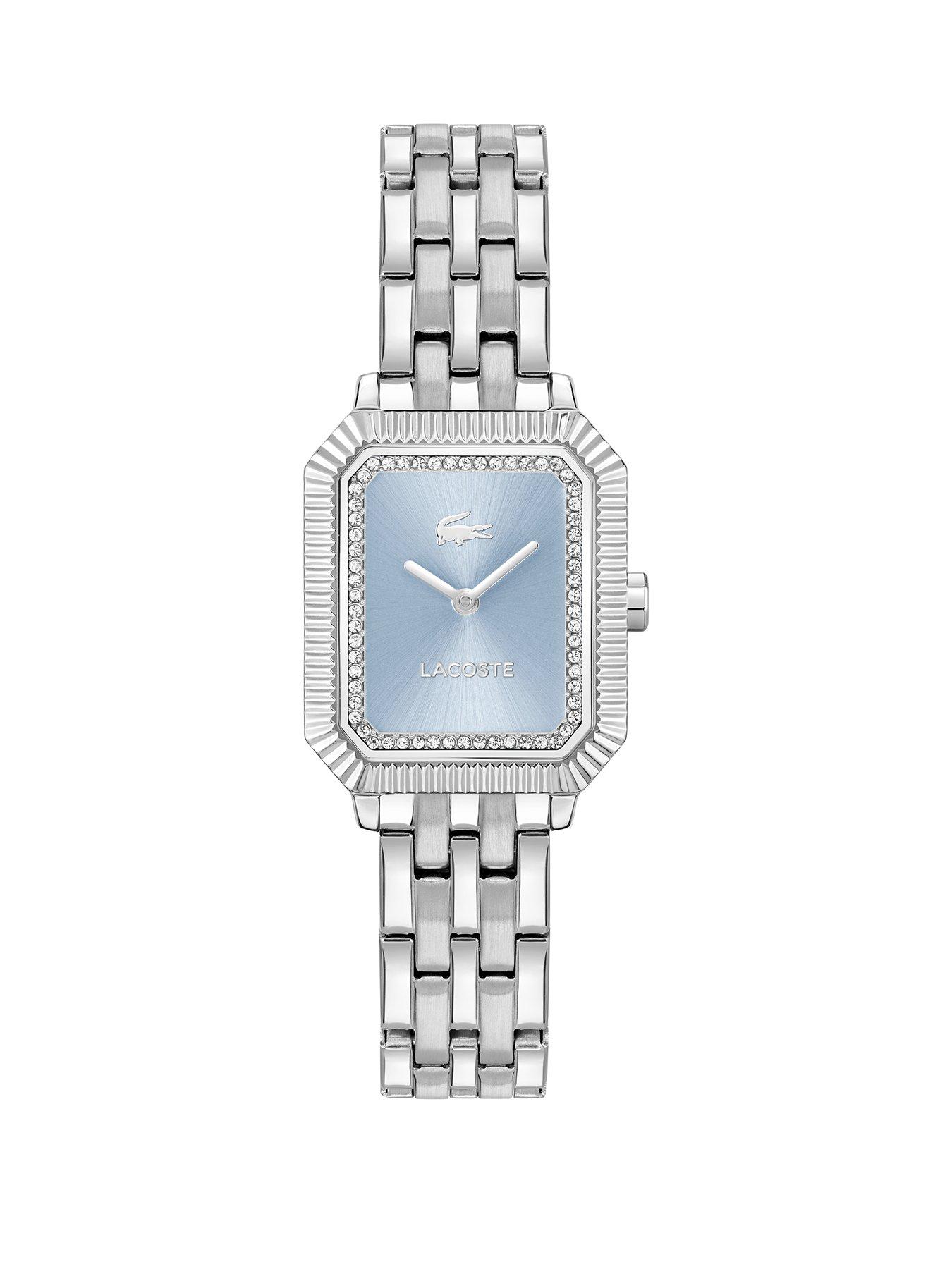 Lacoste Parisienne Blue Dial and Stainless Steel Bracelet Watch