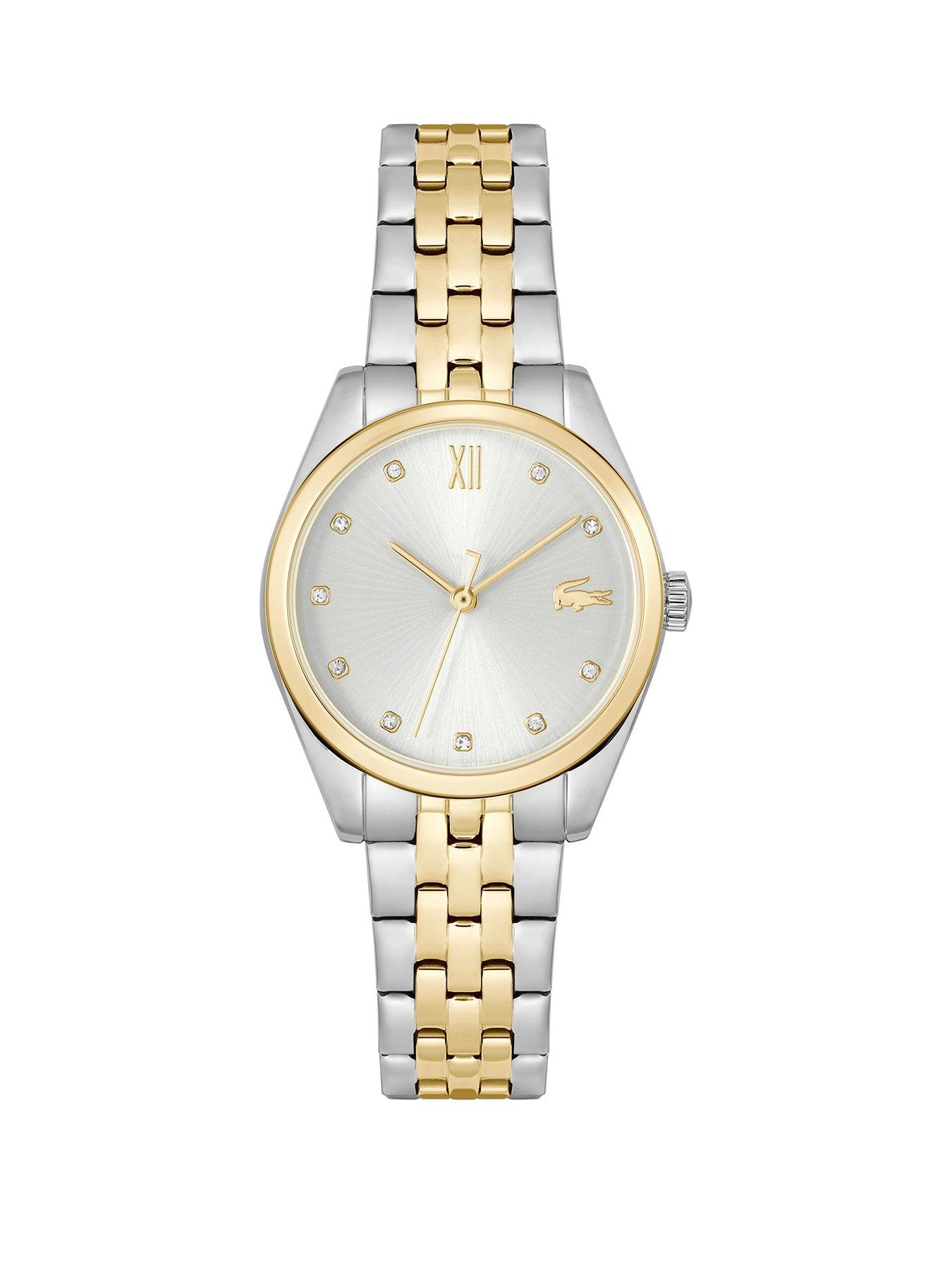 Lacoste Lacoste Ladies Tuilerie Two Tone Stainless Steel and Gold IP Bracelet Watch