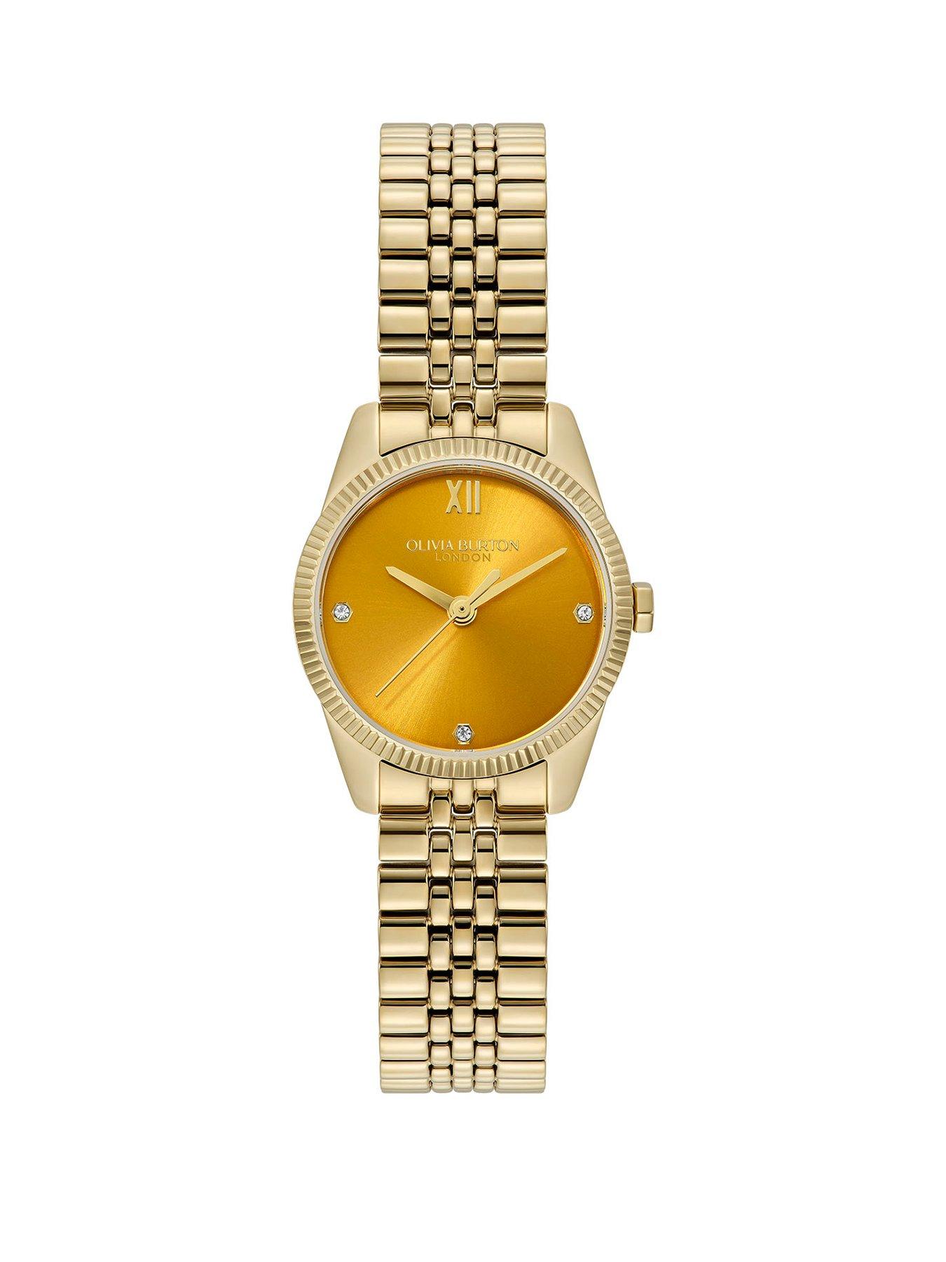 Olivia Burton Olivia Burton 25mm Highbury Gold Sunray Watch
