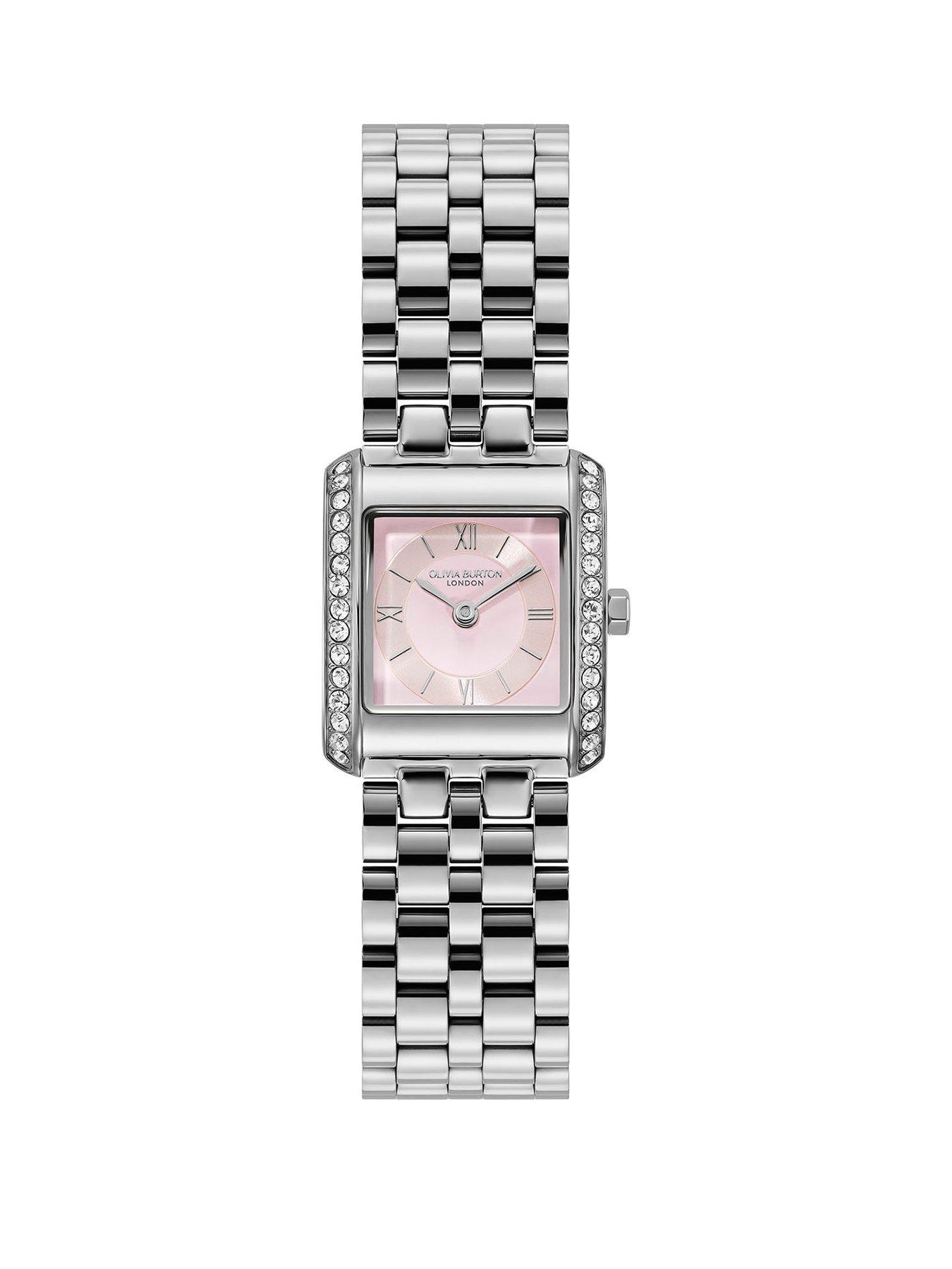Olivia Burton Olivia Burton 21mm Berkley Blush Square Watch