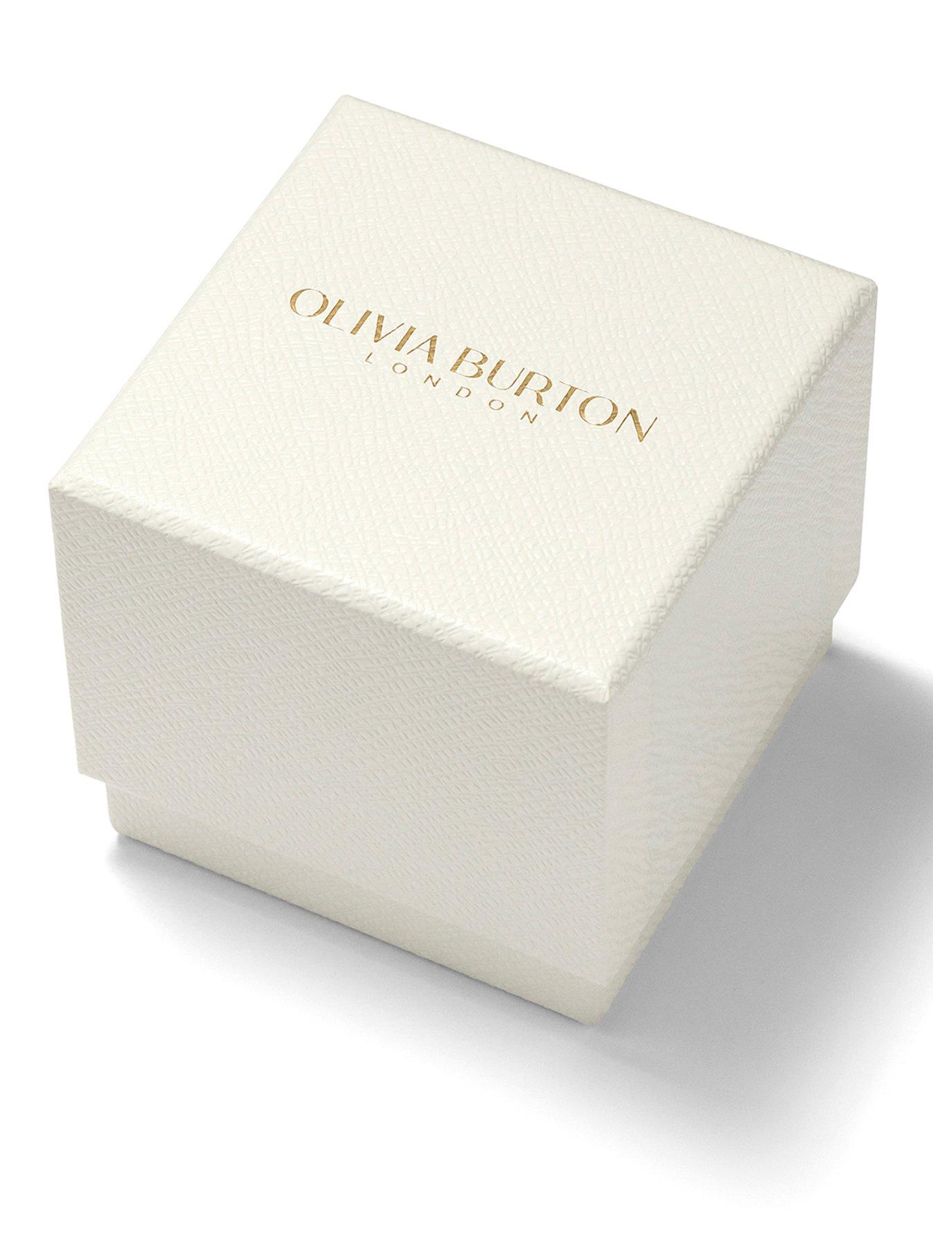 Image 6 of 7 of Olivia Burton 20mm Hex Link Mini Silver White Watch