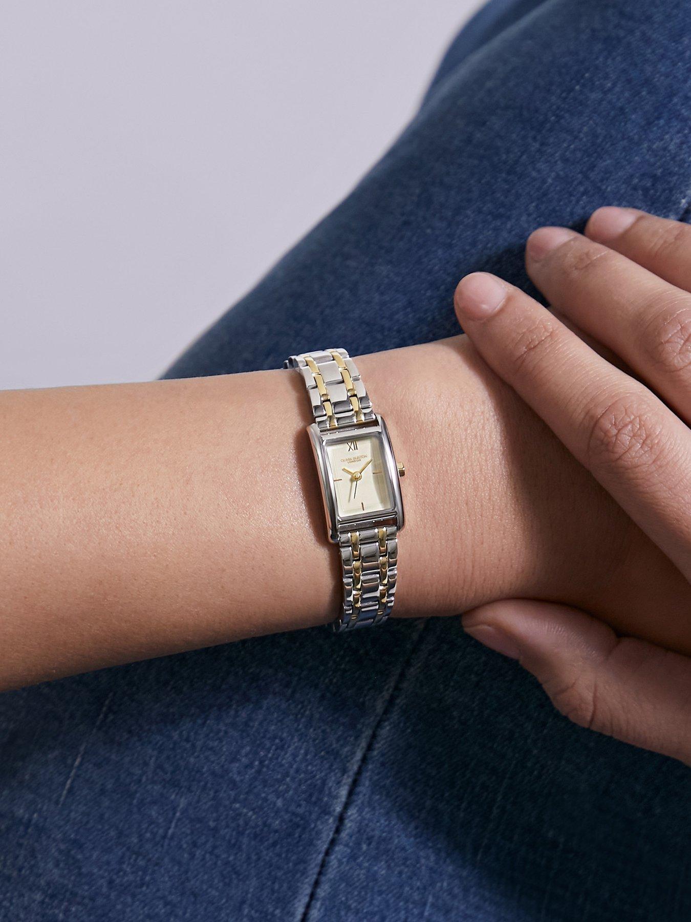 Image 3 of 8 of Olivia Burton 16mm Mini Grove Ivory Dial Two Tone Watch