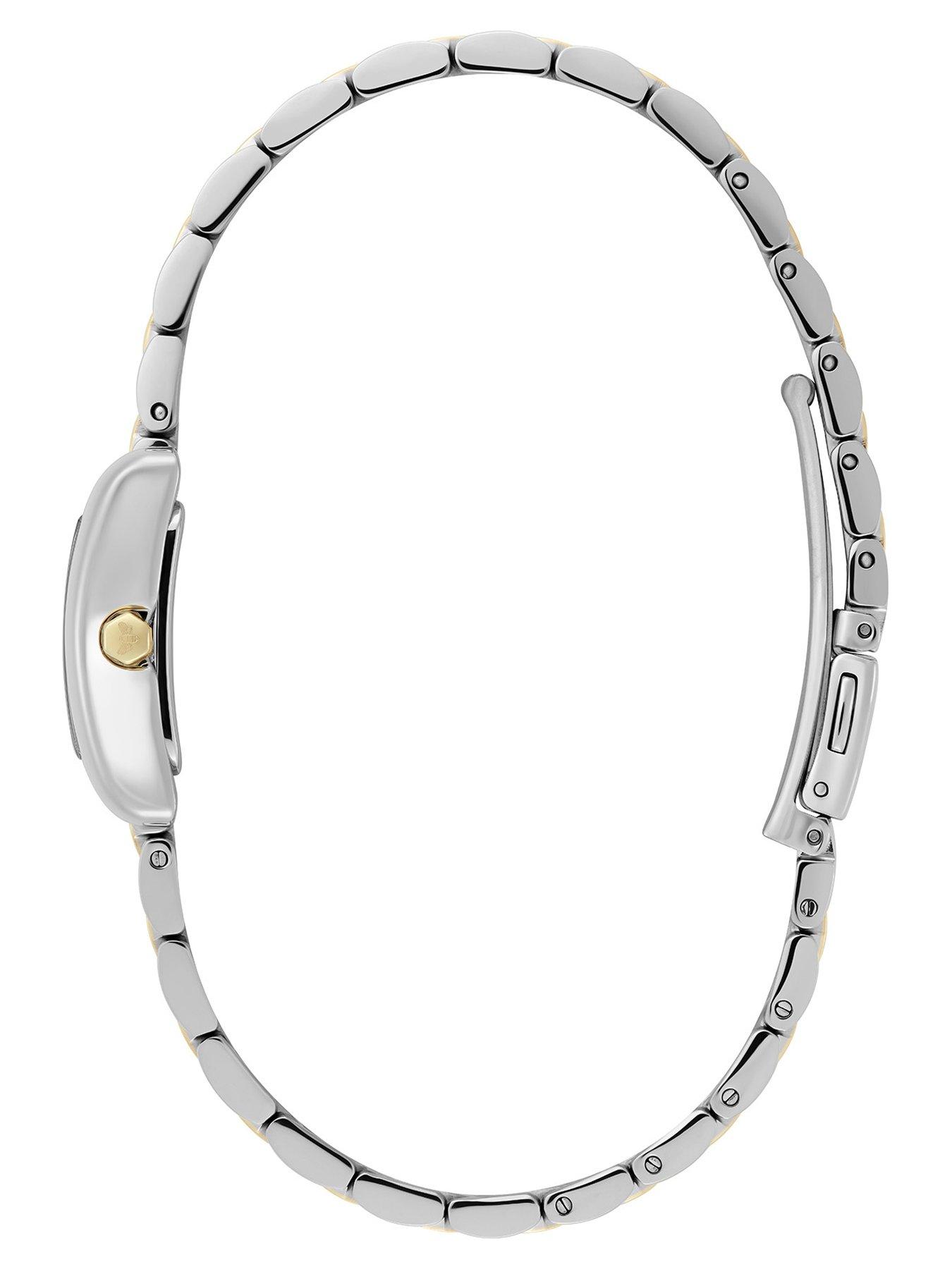 Image 4 of 8 of Olivia Burton 16mm Mini Grove Ivory Dial Two Tone Watch