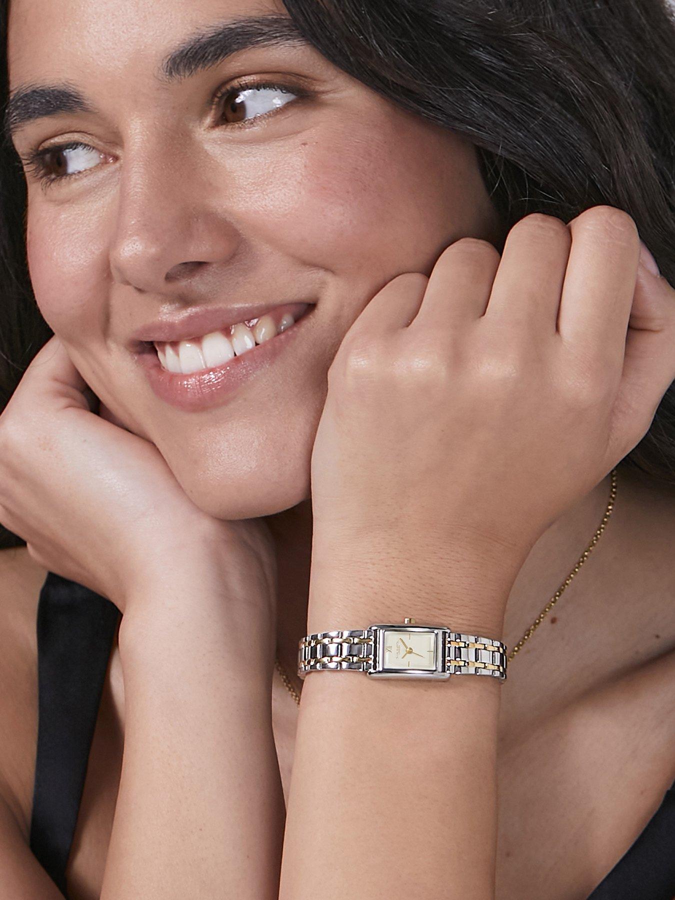 Image 6 of 8 of Olivia Burton 16mm Mini Grove Ivory Dial Two Tone Watch