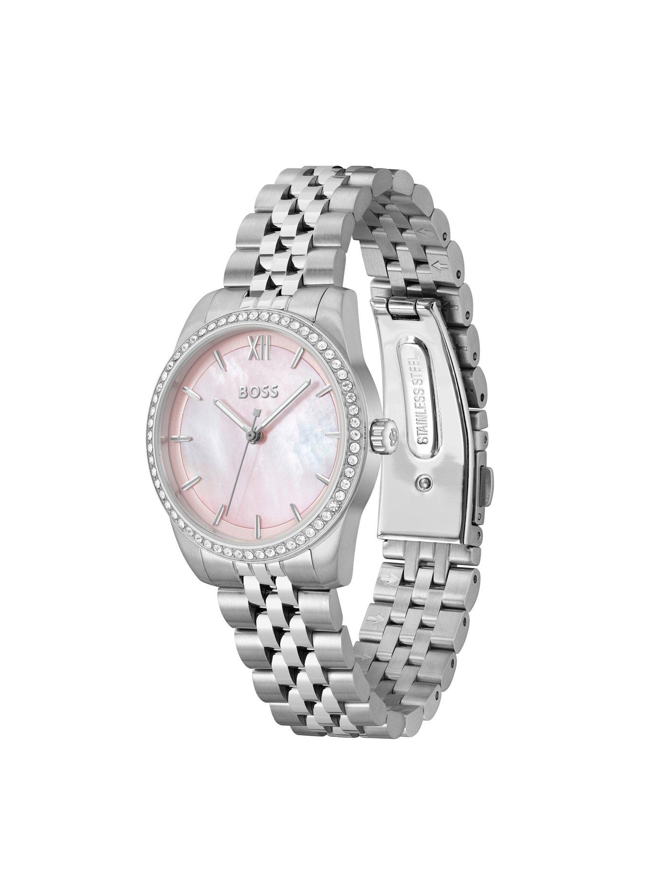 Image 3 of 8 of BOSS Graceful Stainless Steel Pink Dial Watch