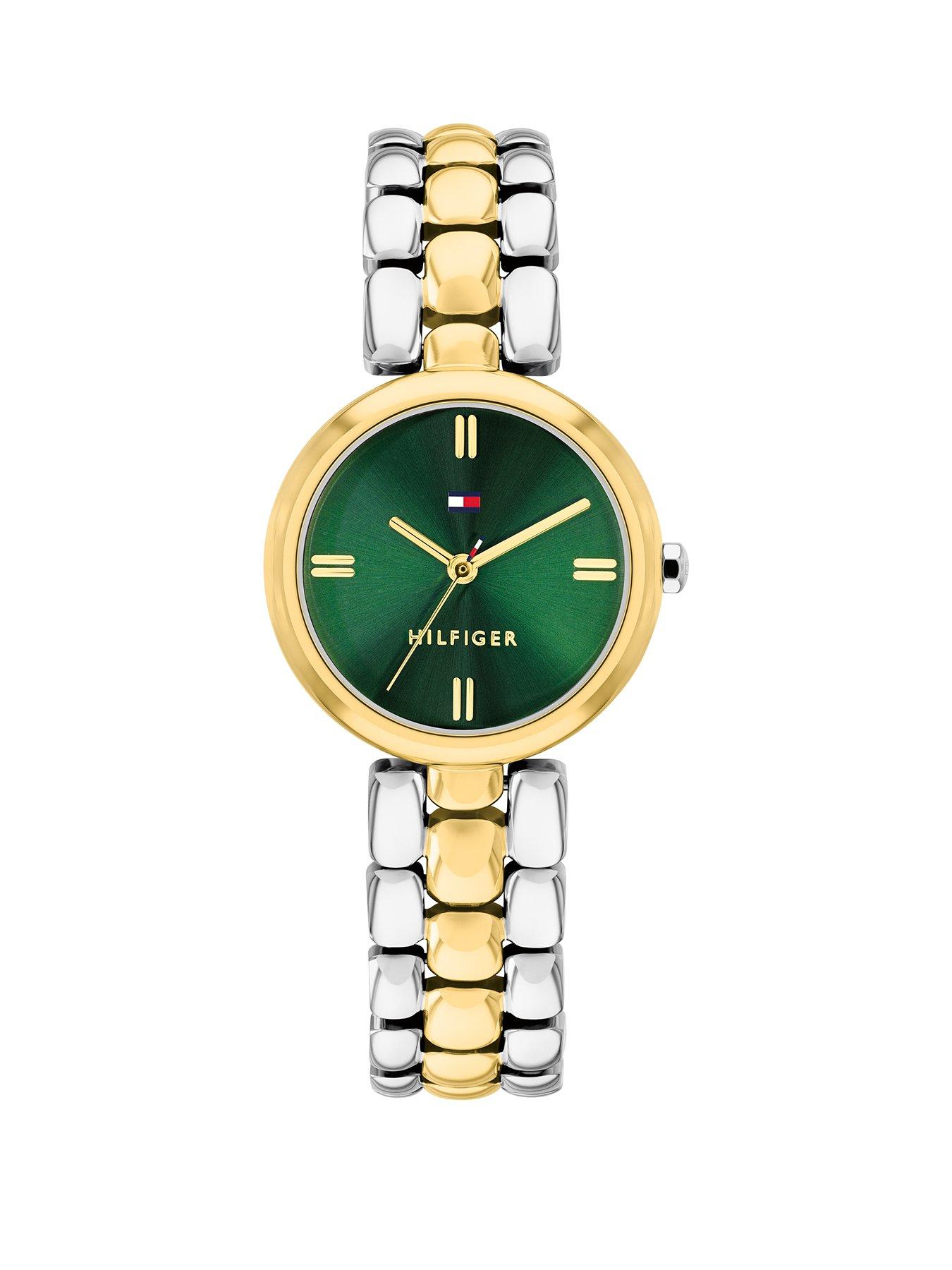 Tommy Hilfiger Two Toned Stainless Steel and Gold Bracelet Watch