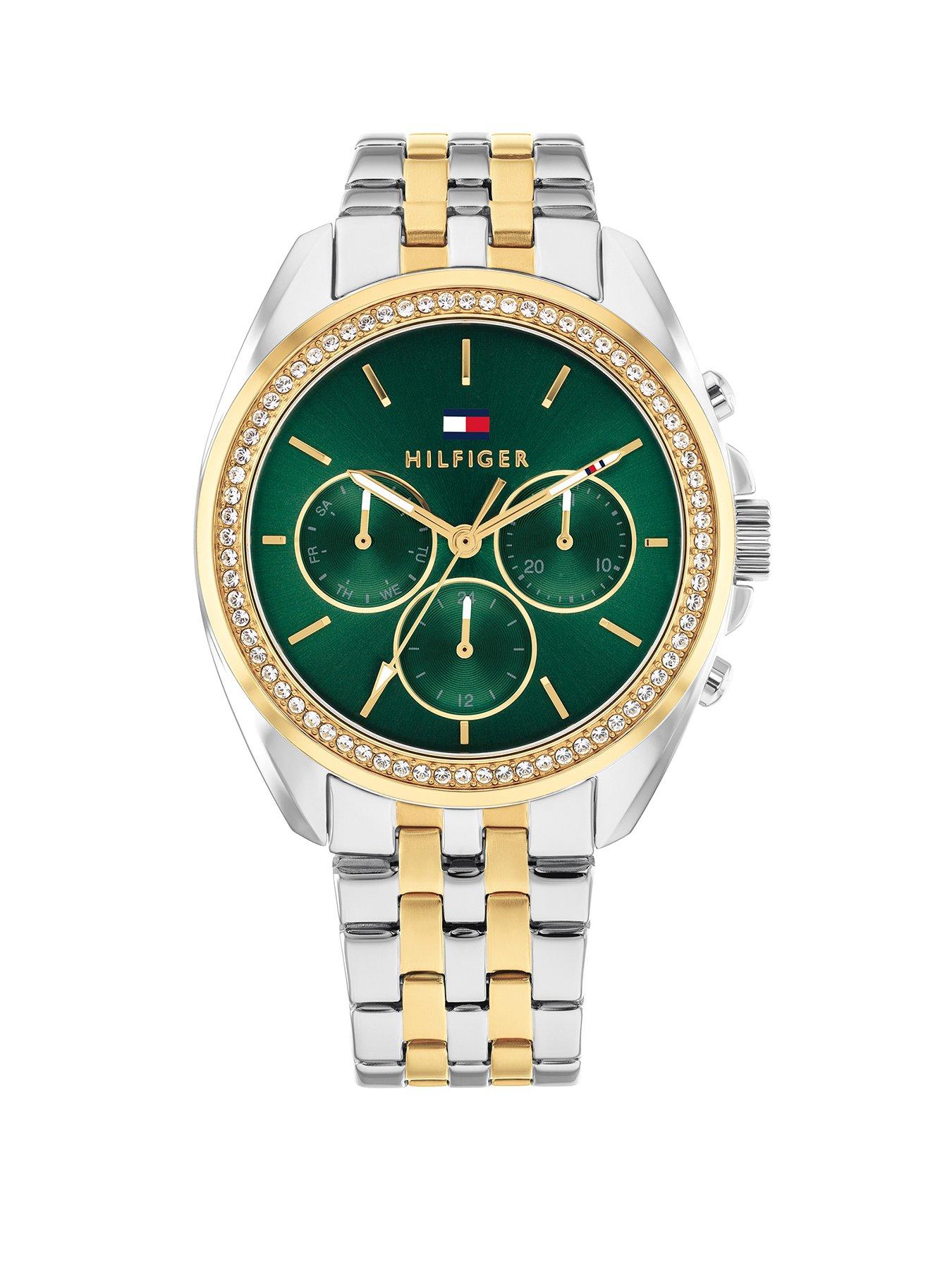 Tommy Hilfiger Two Toned Stainless Steel And Gold Bracelet Watch