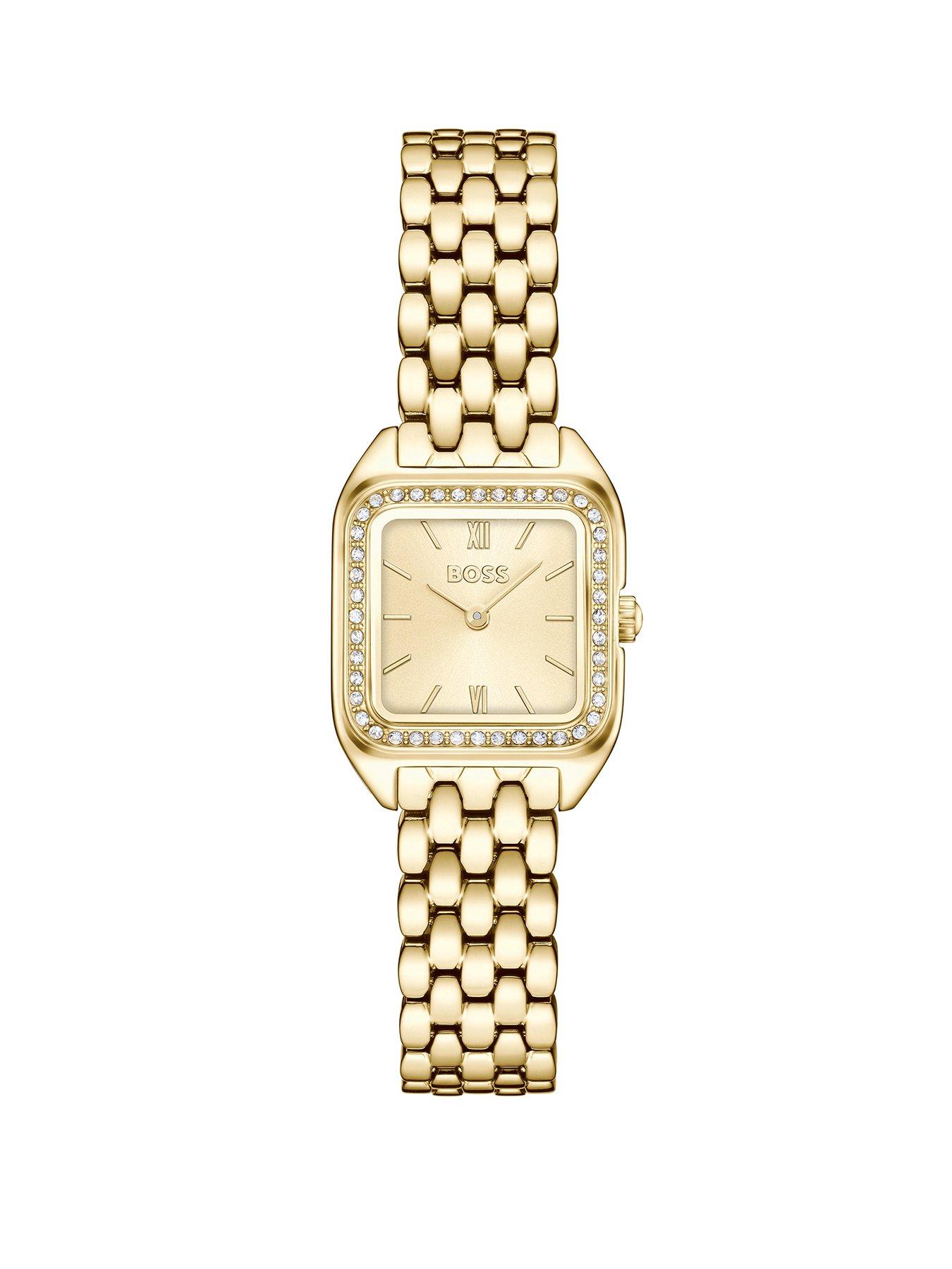 Image 1 of 8 of BOSS Ladies BOSS Mae Petite Gold Ip Watch