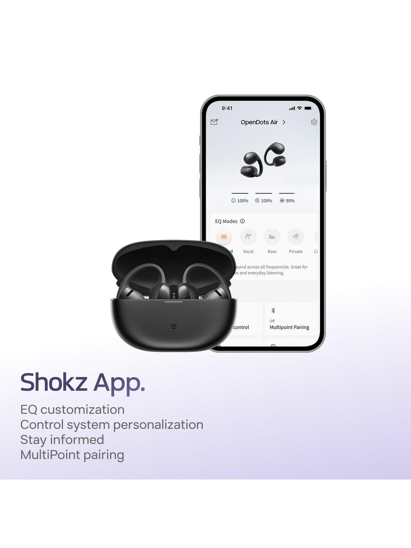 Image 4 of 4 of Shokz OpenDots Air Black