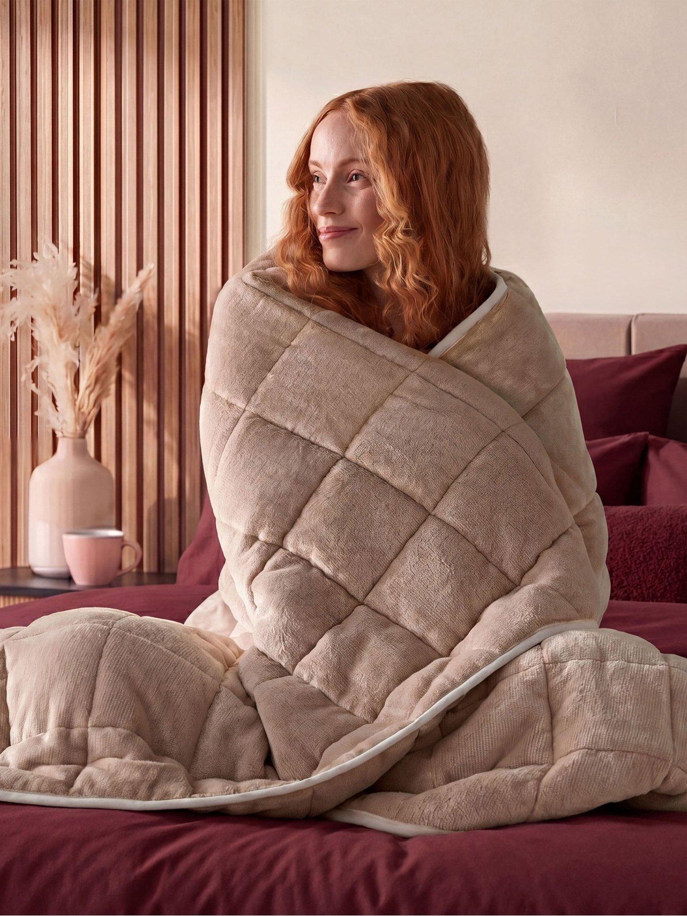 Silentnight Silentnight Wellbeing Collection Weighted Blanket Adults 6.8 KG Natural Plush - 150cm x 200cm