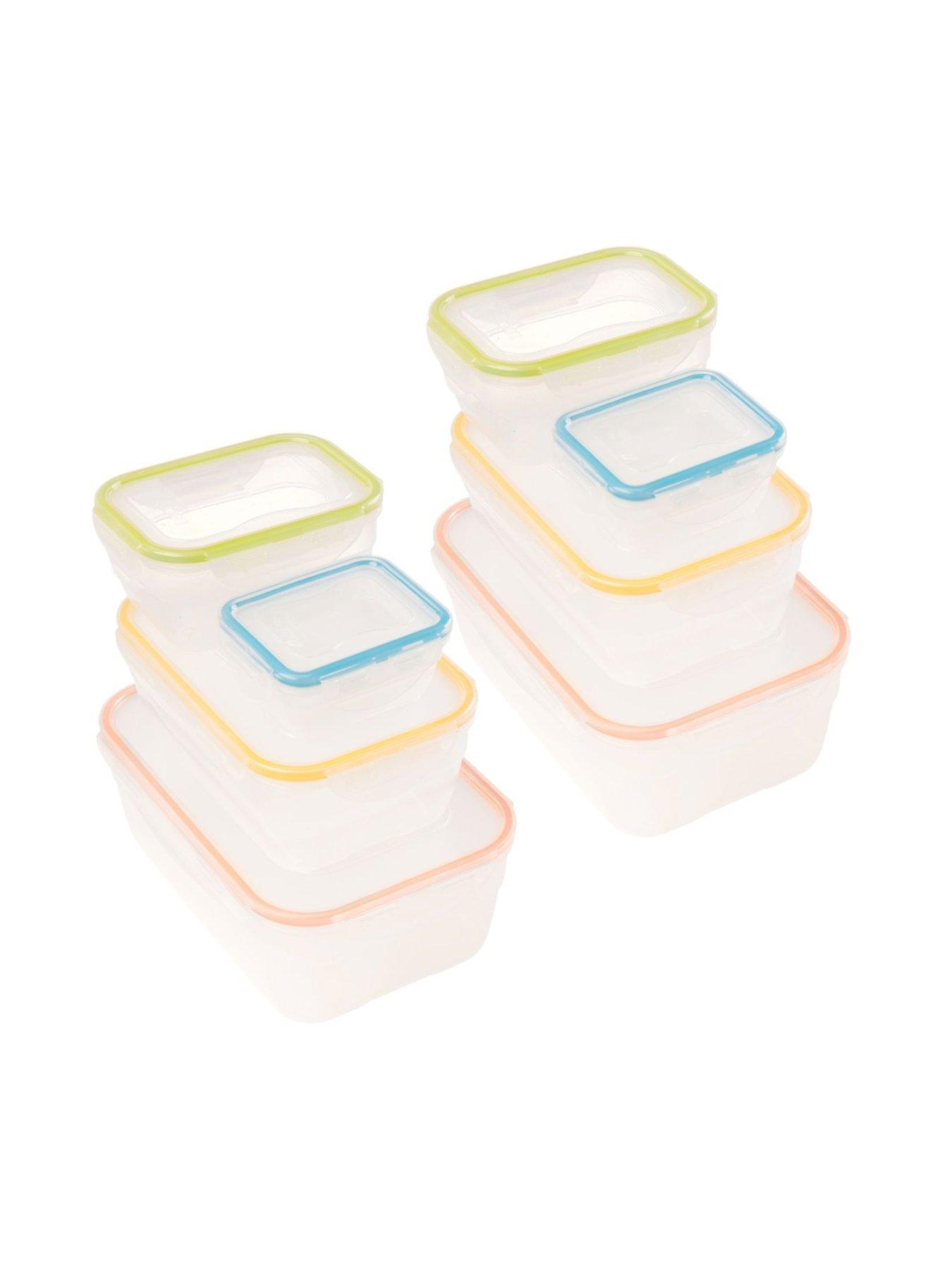 Lock and Lock Classic 8pce Rectangular Nesting Set (2 X Hpl381s4)