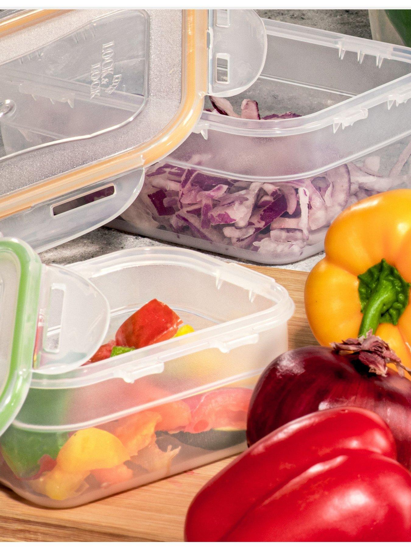 Image 5 of 5 of Lock and Lock Classic 8 Piece Rectangular Nesting Container Set