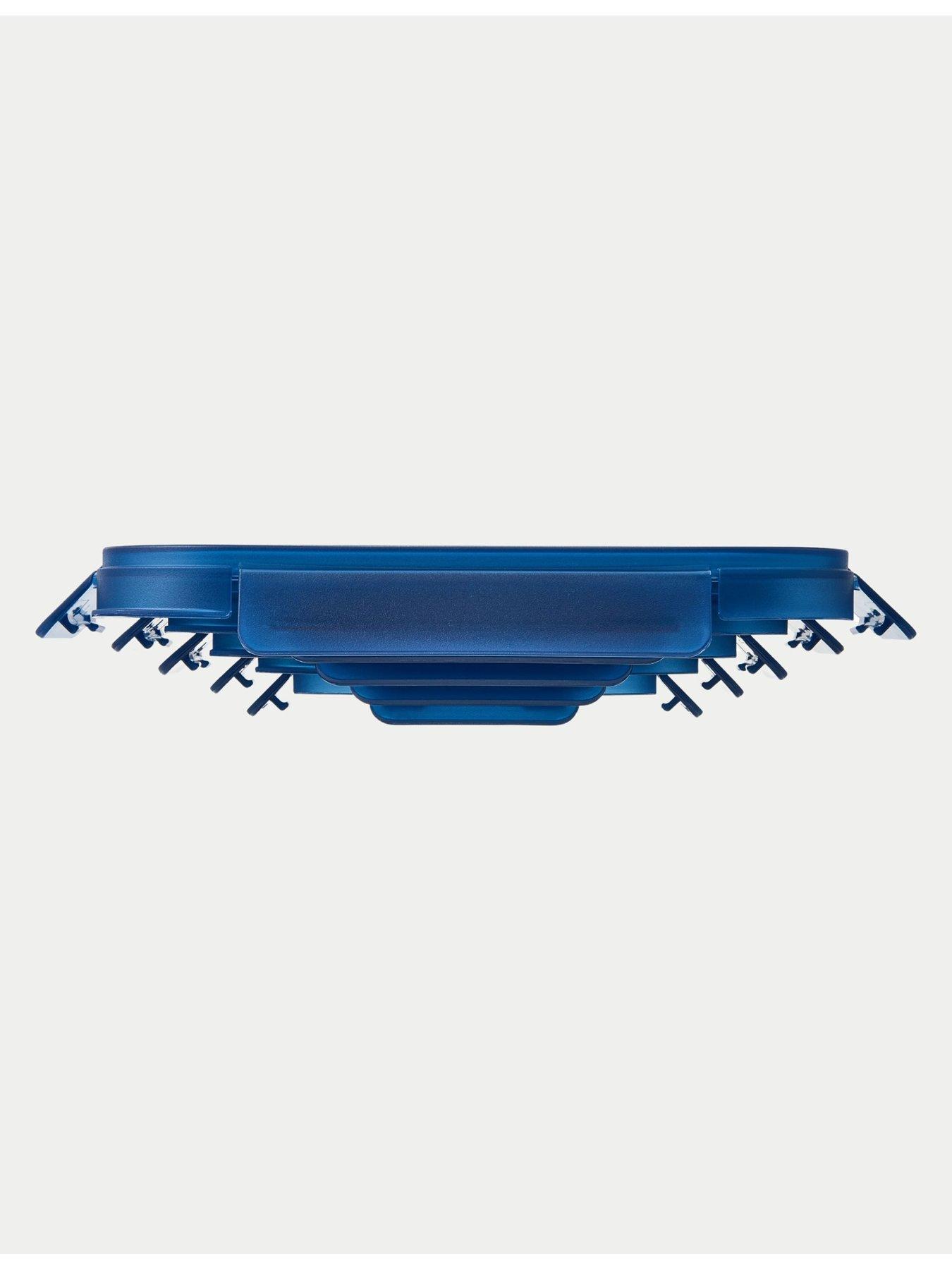 Image 5 of 5 of LocknLock NestnLock 10 Piece Container Set Blue Lids