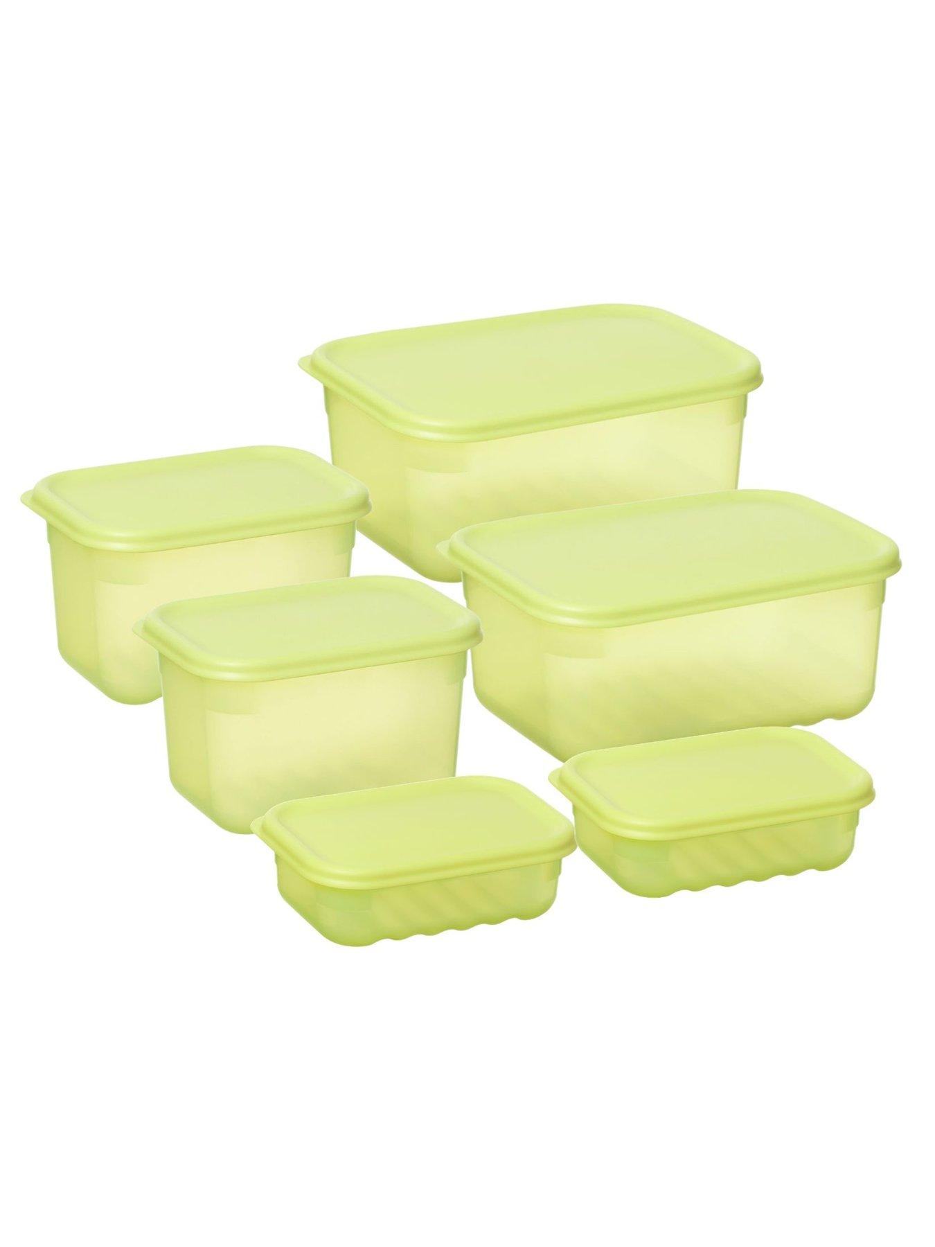 LocknLock Freshfit 6pce Set, (2 X Hle5100ns 330ml, 2 X Hle5200ns 640ml  &  2x Hle5400ns 1.5lt)