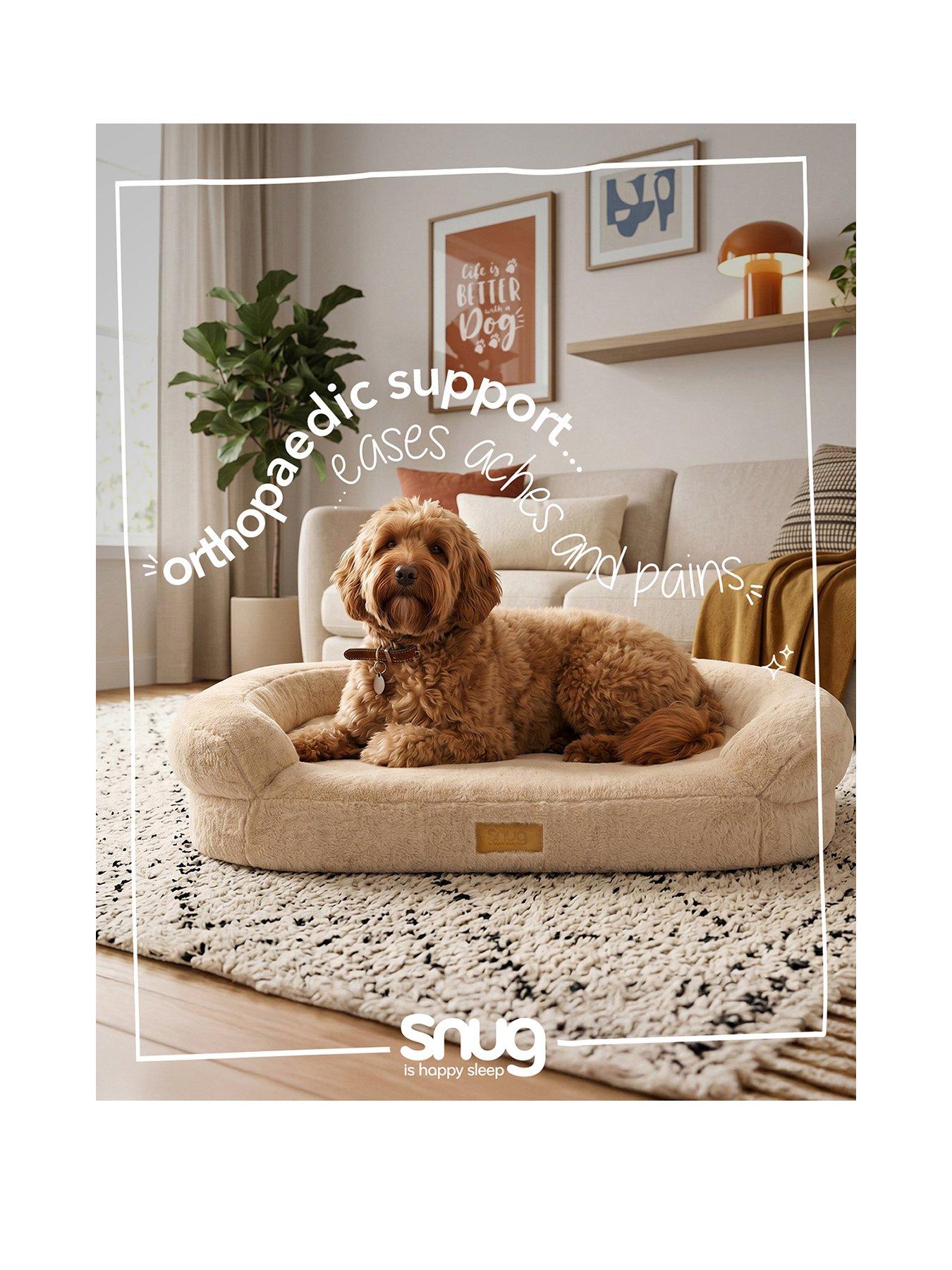 Image 2 of 7 of Snug Comfy Orthopaedic Pet Bed - Natural