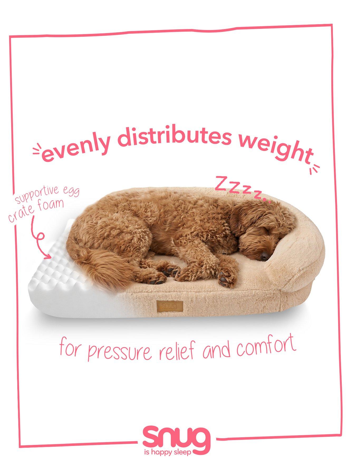 Image 3 of 7 of Snug Comfy Orthopaedic Pet Bed - Natural