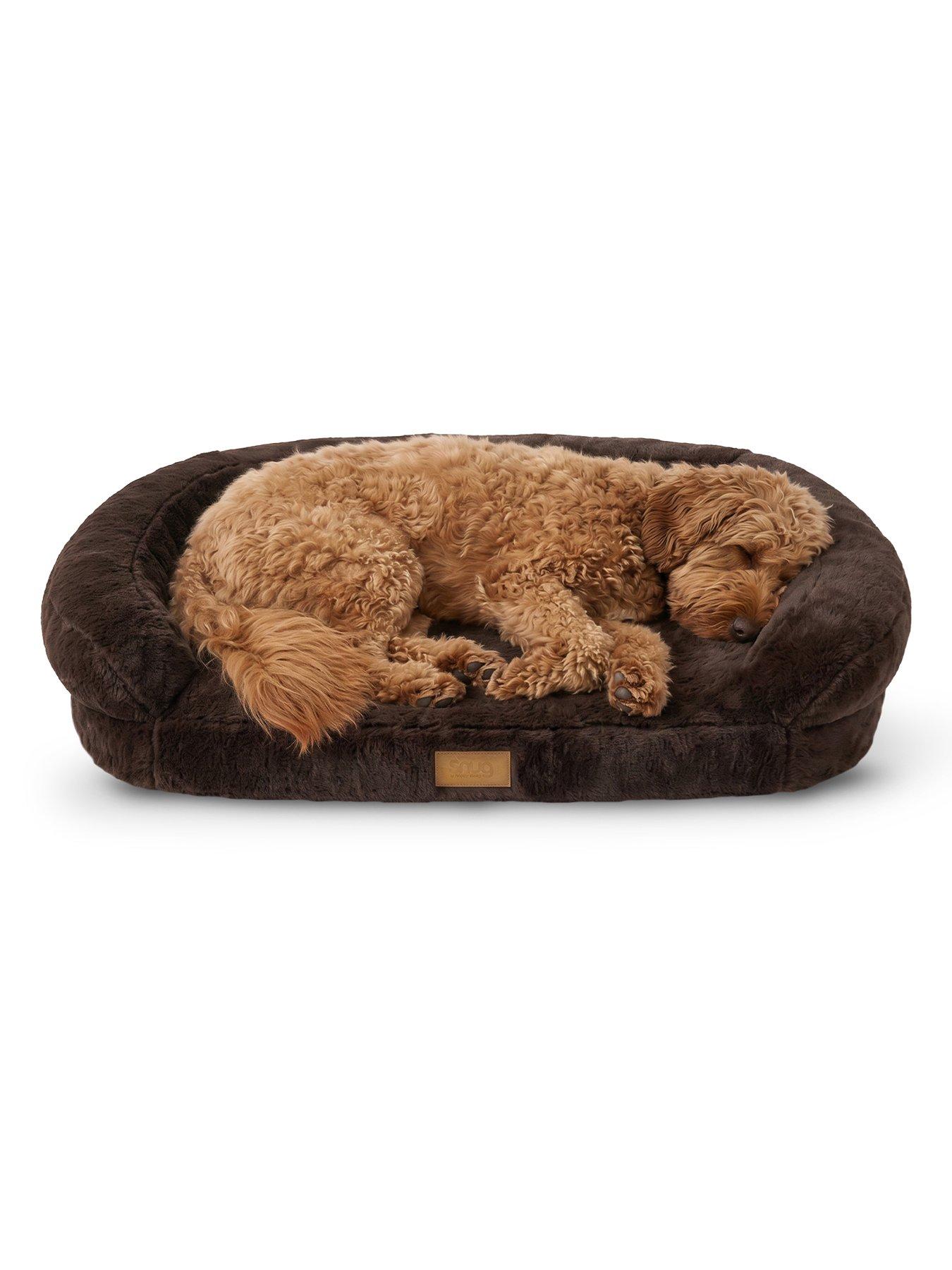 Image 1 of 7 of Snug Comfy Orthopaedic Pet Bed - Brown
