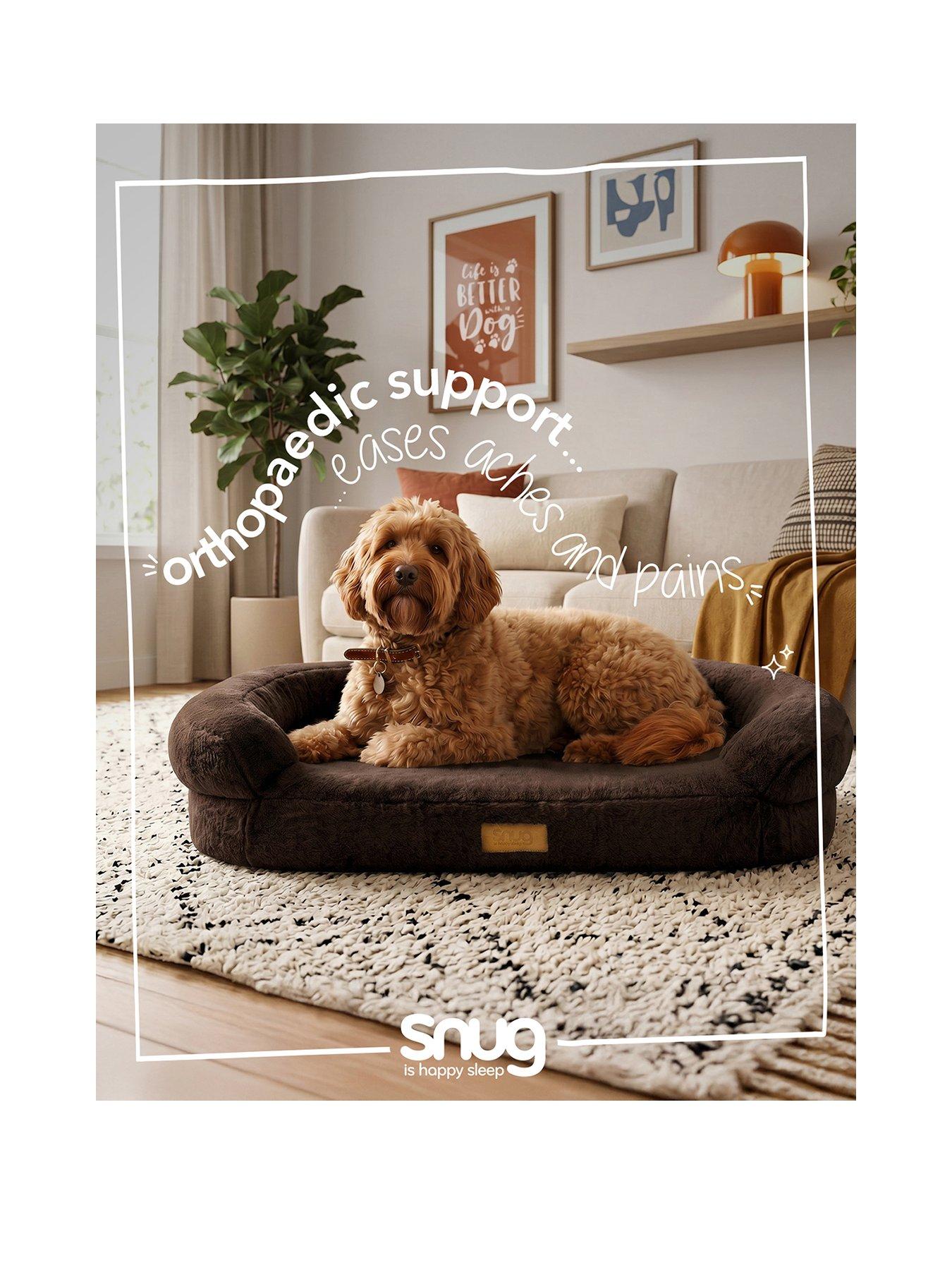 Image 2 of 7 of Snug Comfy Orthopaedic Pet Bed - Brown