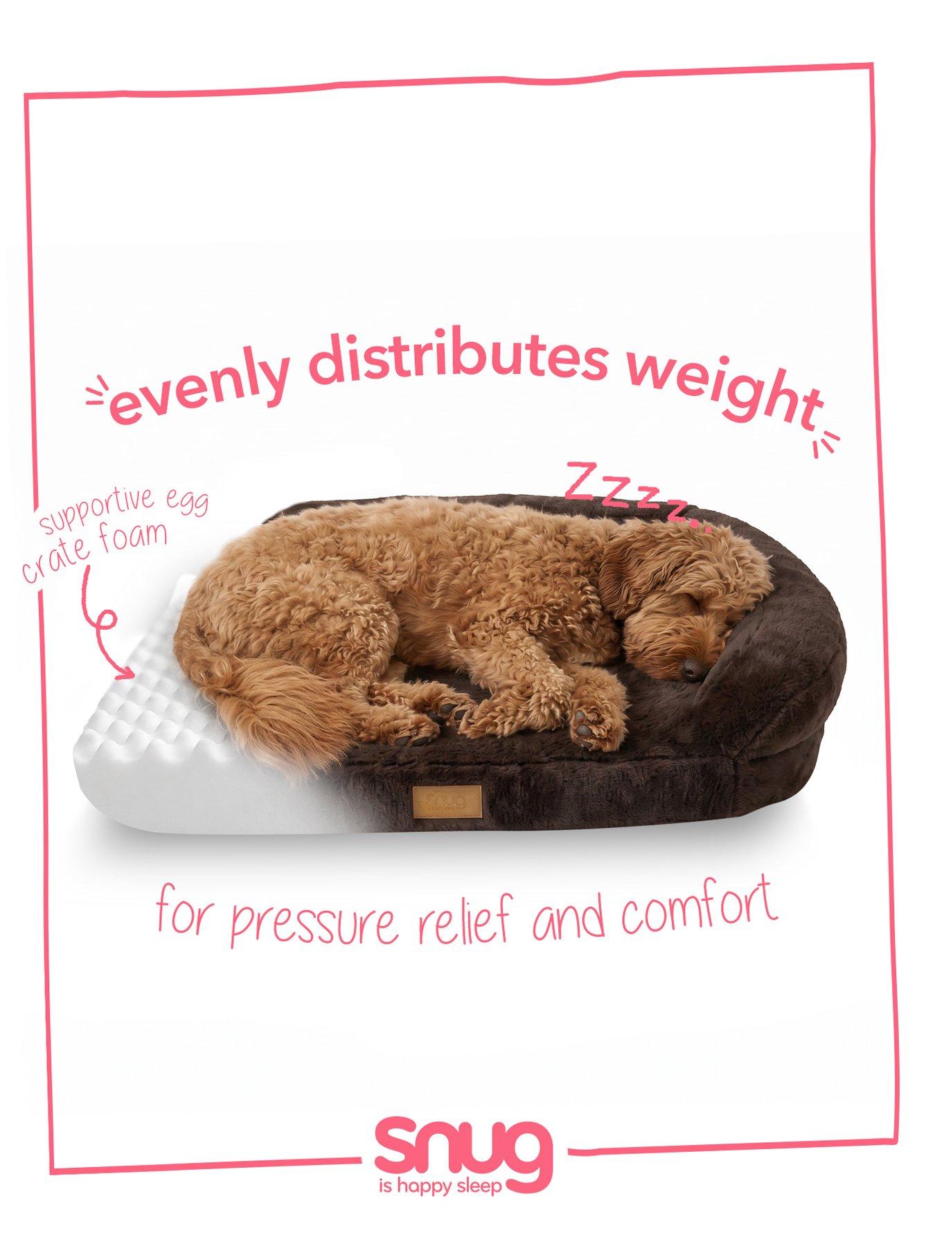 Image 3 of 7 of Snug Comfy Orthopaedic Pet Bed - Brown