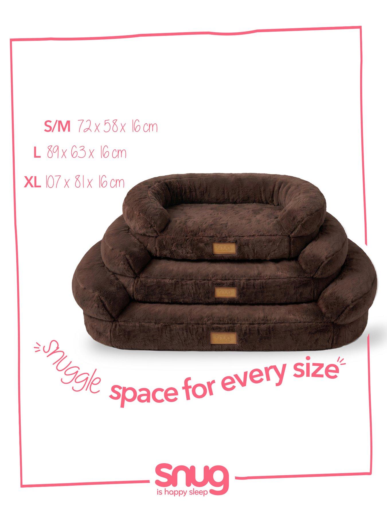 Image 7 of 7 of Snug Comfy Orthopaedic Pet Bed - Brown