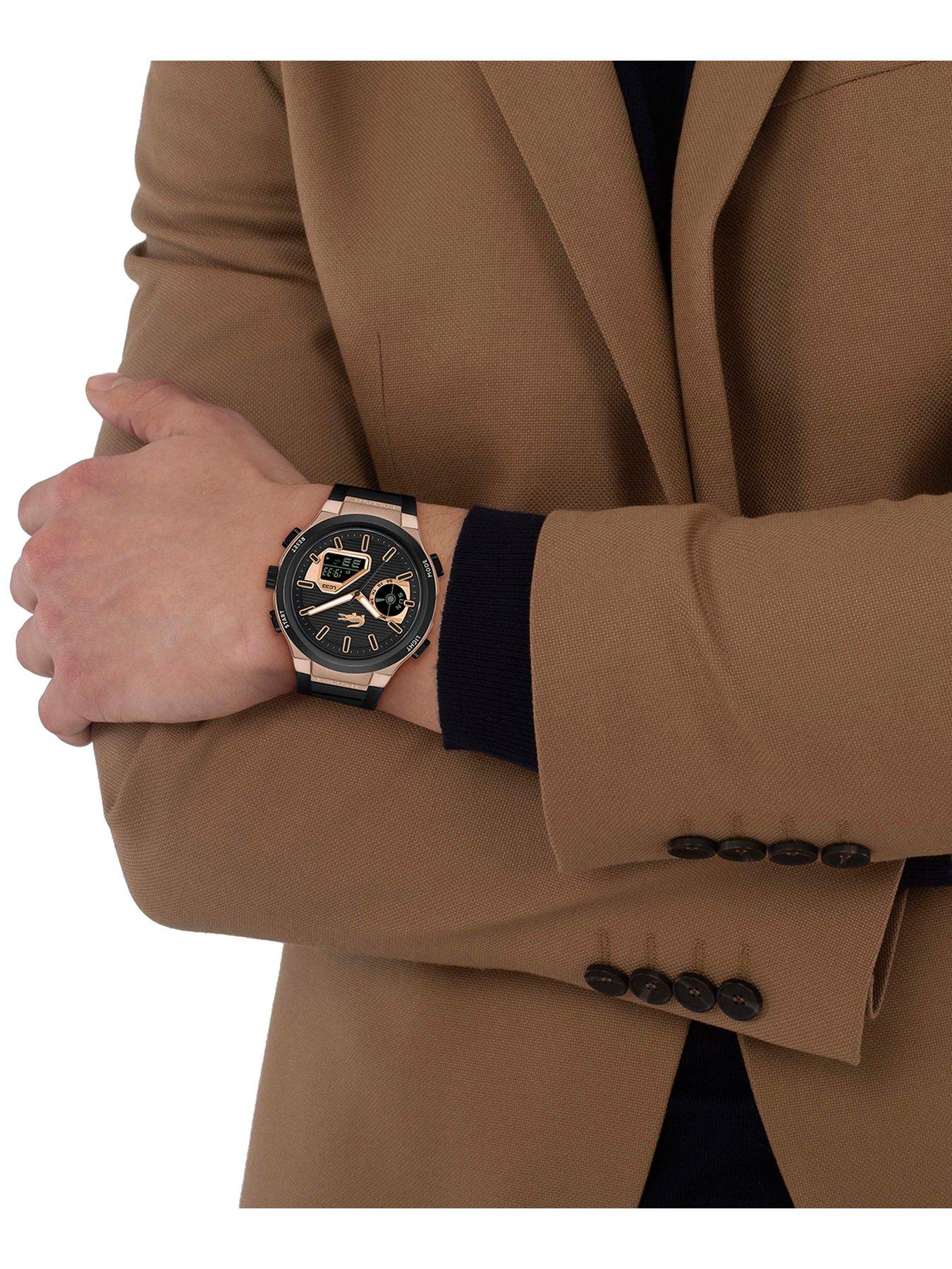 Image 5 of 7 of Lacoste Lacoste Men's LC33 Black Silicone Analog-Digital Watch