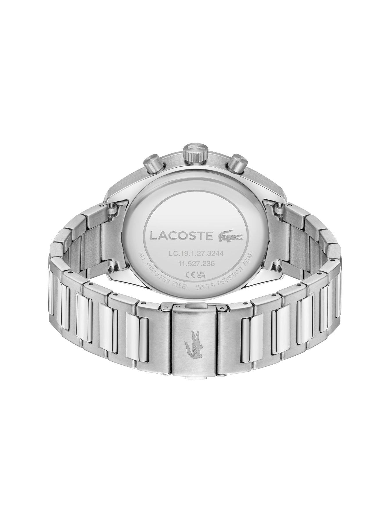 Image 3 of 5 of Lacoste Lacoste Watches Men's Boston Green Dial and Stainless Steel Bracelet Chronograph Watch