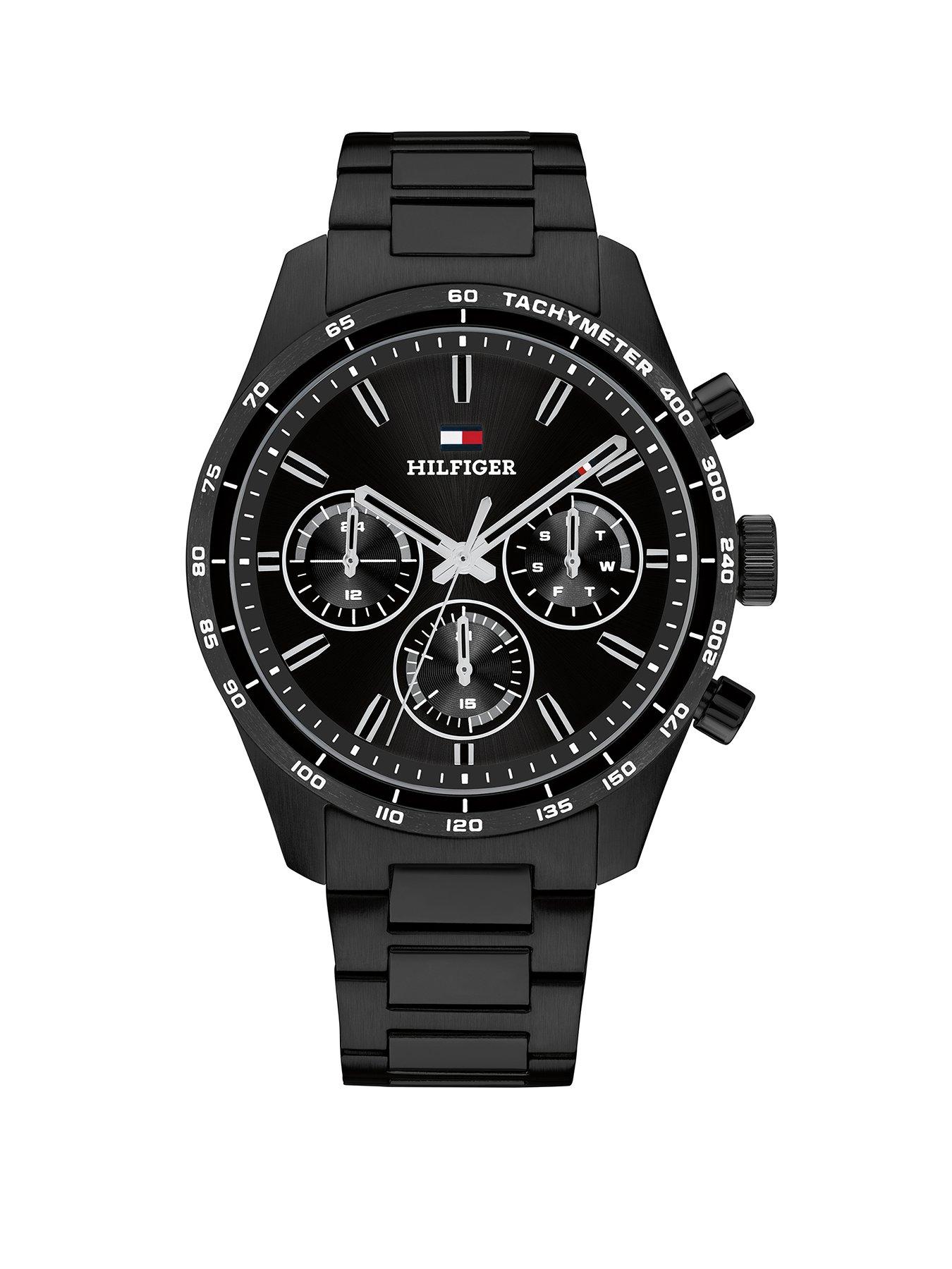 Image 1 of 7 of Tommy Hilfiger Tommy Hilfiger Men's Black IP Watch