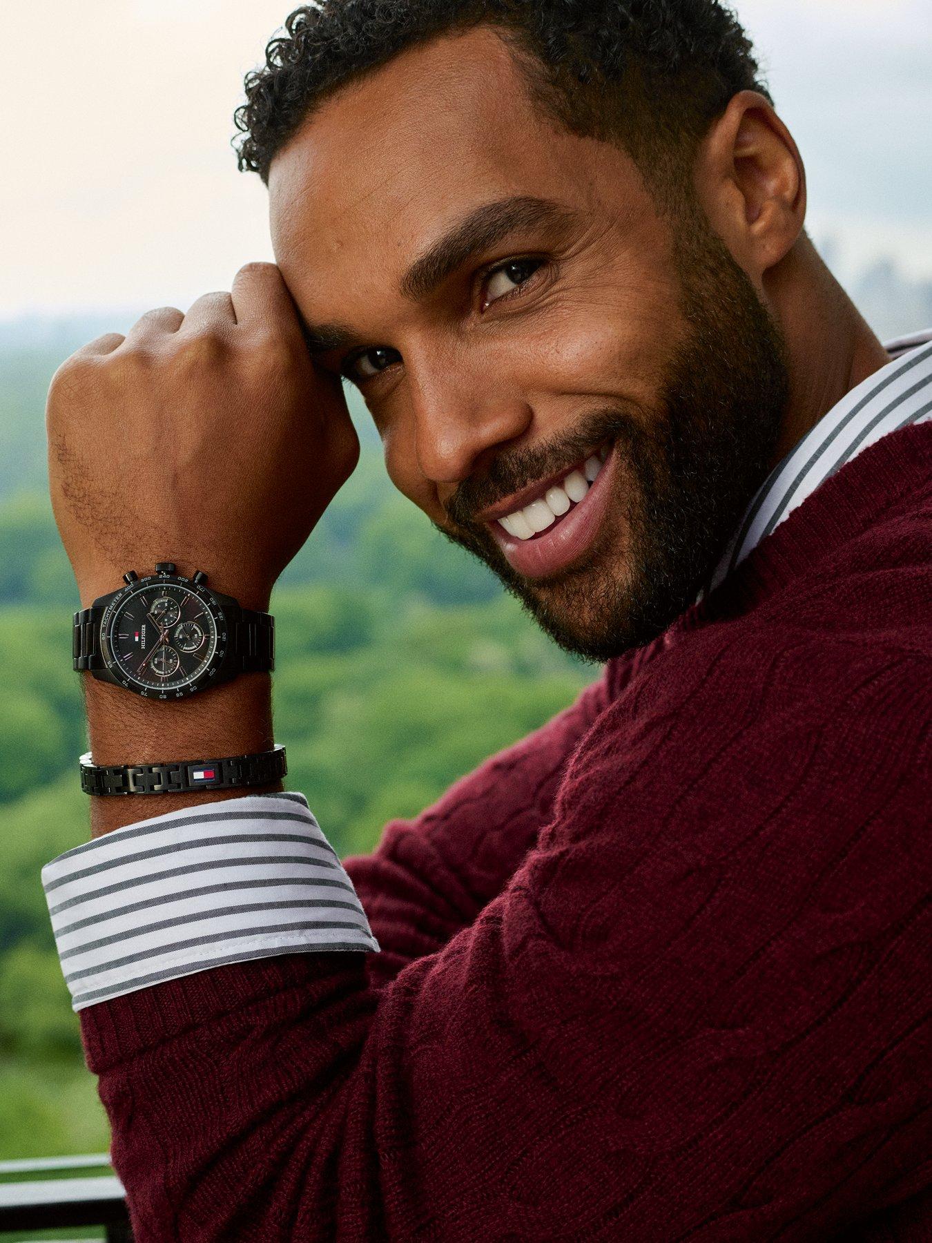 Image 6 of 7 of Tommy Hilfiger Tommy Hilfiger Men's Black IP Watch