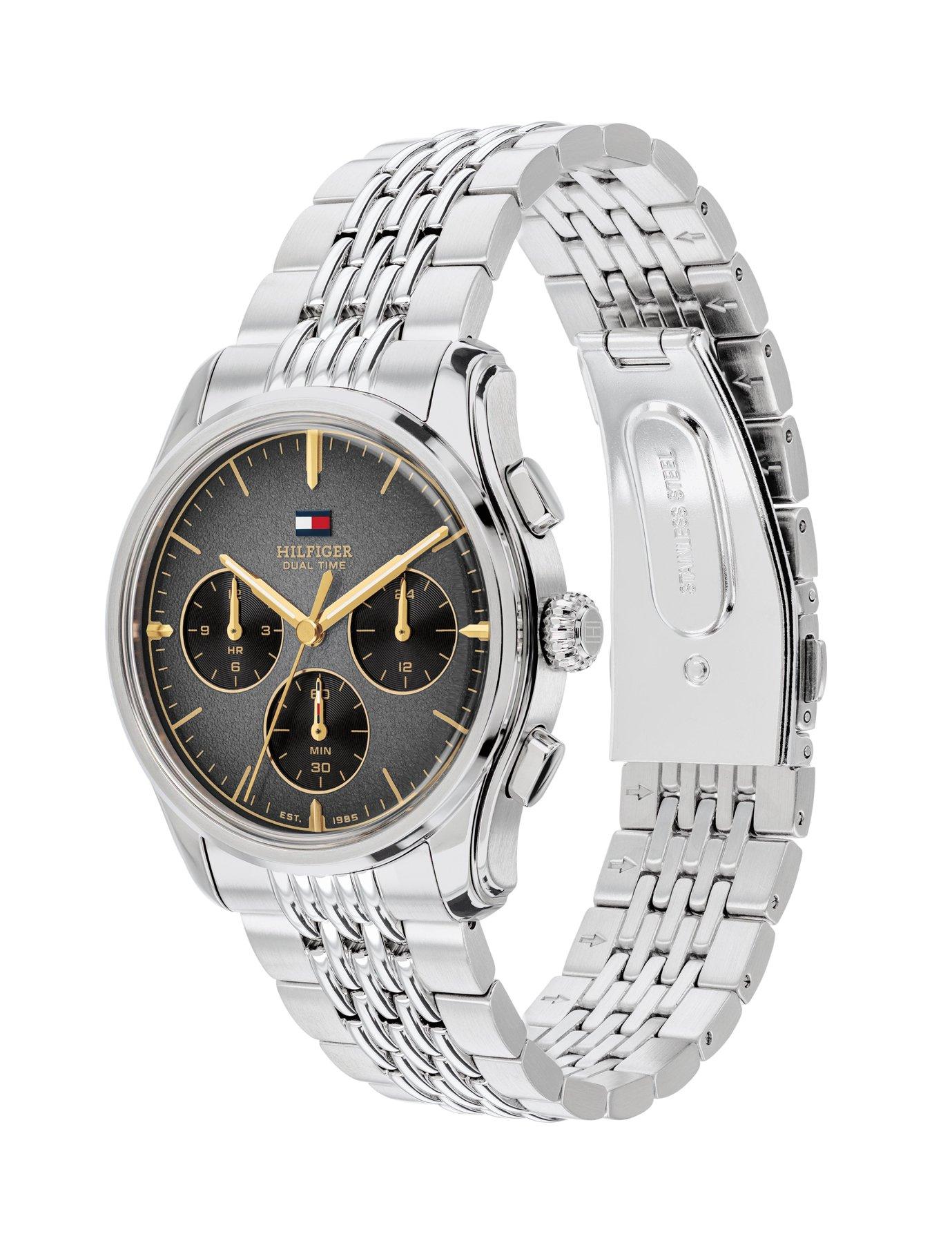 Image 2 of 4 of Tommy Hilfiger Tommy Hilfiger Men's Black Dial Stainless Steel Watch