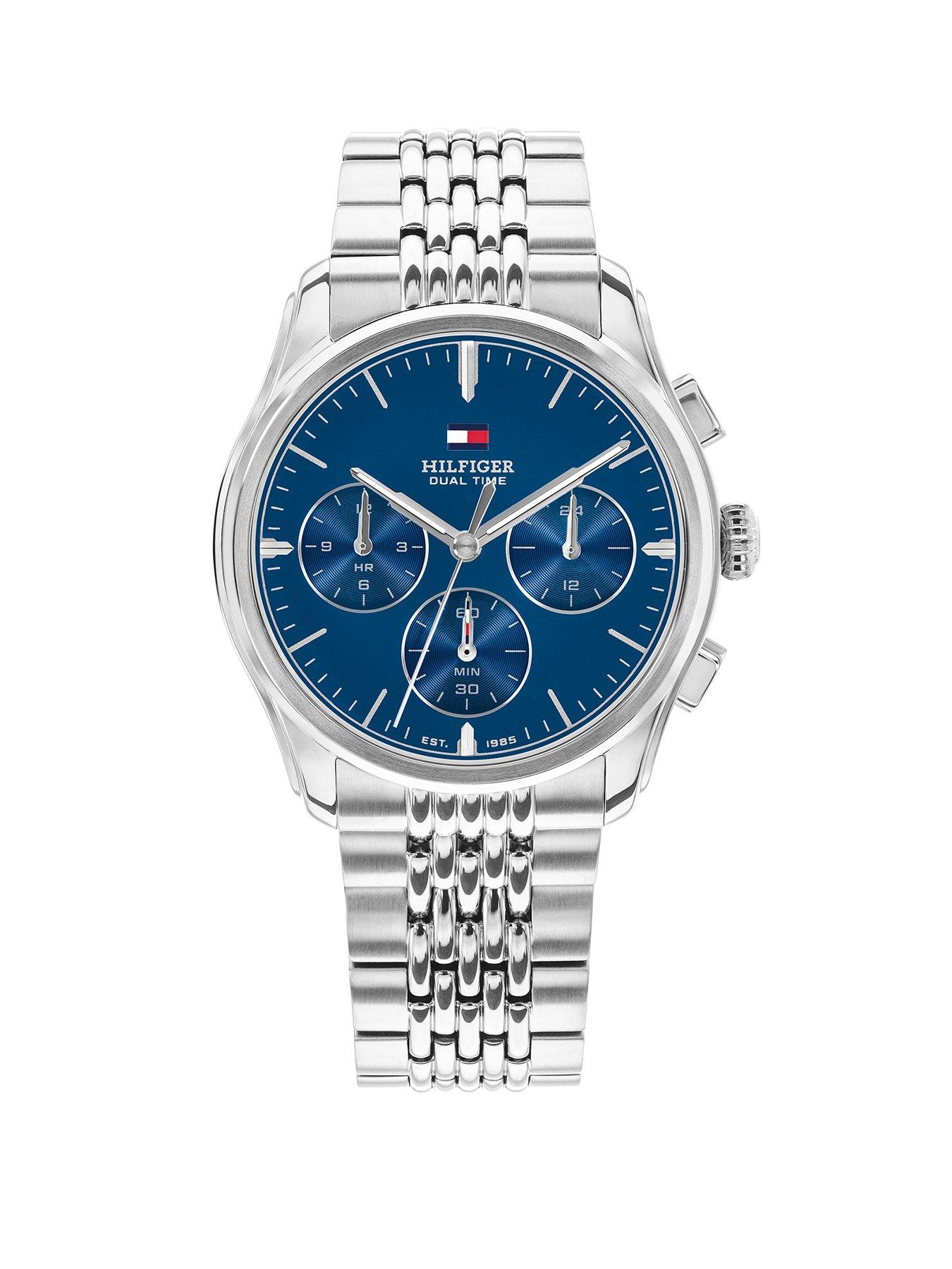 Image 1 of 7 of Tommy Hilfiger Tommy Hilfiger Men's Blue Dial  Stainless Steel Watch