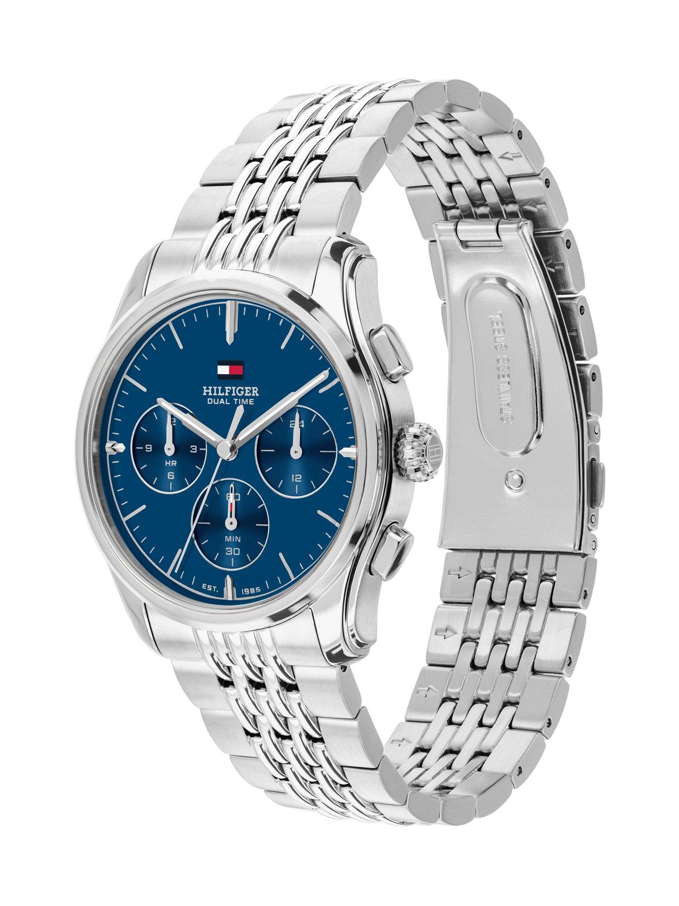 Image 2 of 7 of Tommy Hilfiger Tommy Hilfiger Men's Blue Dial  Stainless Steel Watch