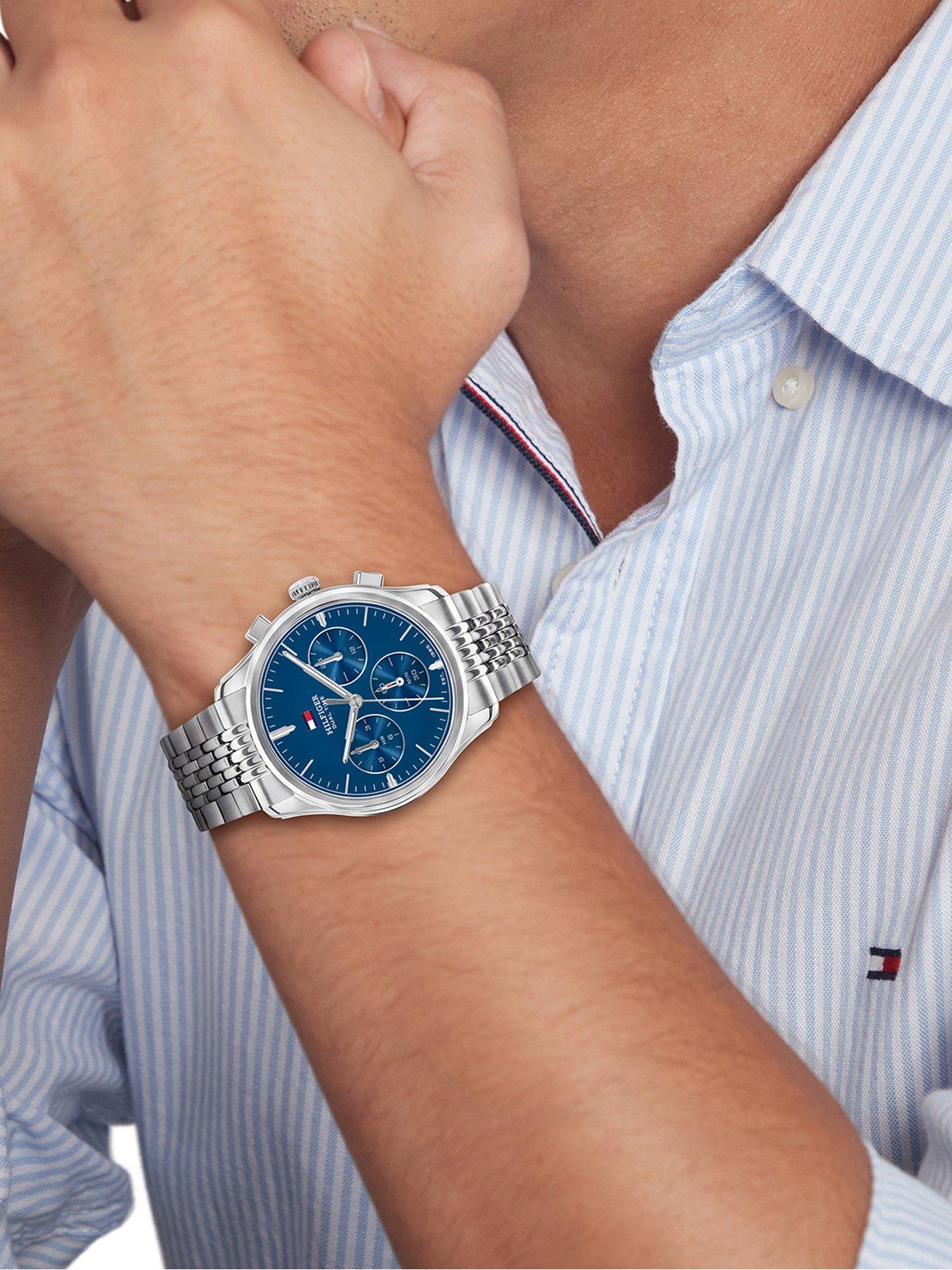 Image 5 of 7 of Tommy Hilfiger Tommy Hilfiger Men's Blue Dial  Stainless Steel Watch