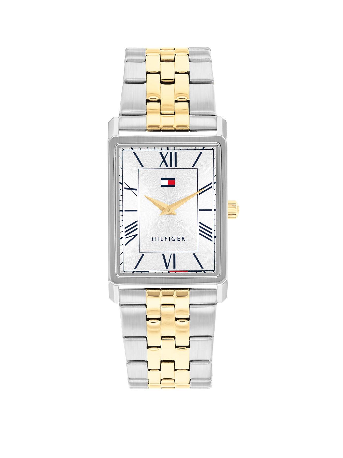 Tommy Hilfiger Tommy Hilfiger Men's Two Tone Gold IP  &  Stainless Steel Bracelet Watch