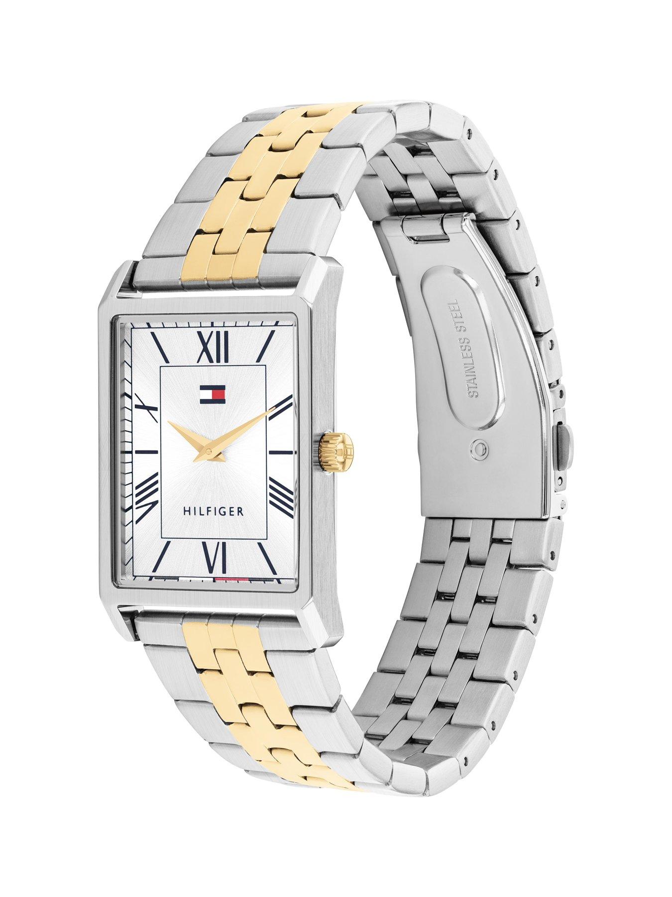 Image 2 of 4 of Tommy Hilfiger Two Tone Gold IP &amp; Stainless Steel Bracelet Watch