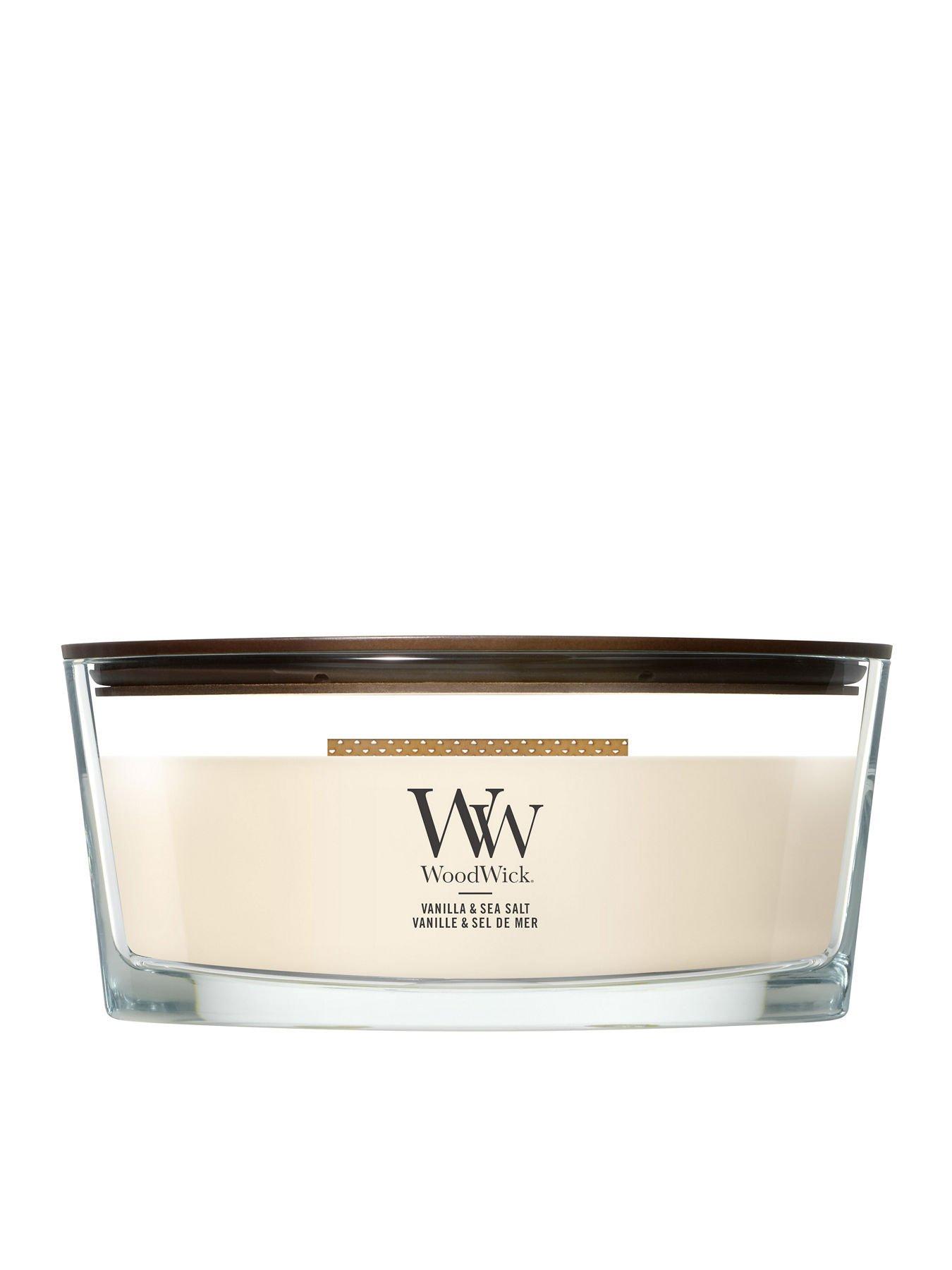 Yankee Candle Woodwick Ellipse Jar -  Vanilla And Salt