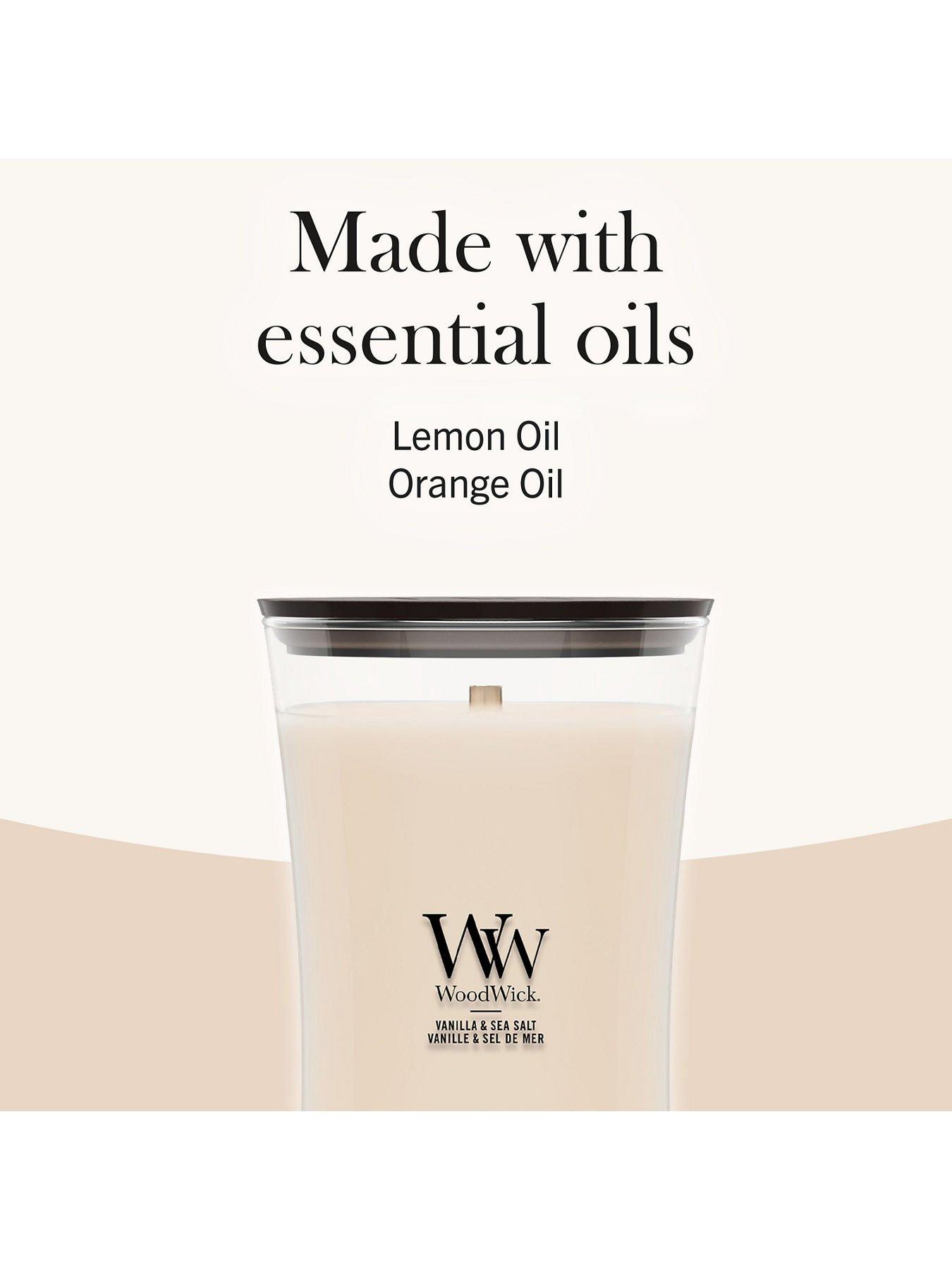 Image 6 of 8 of WoodWick Large Candle - Vanilla & Sea Salt