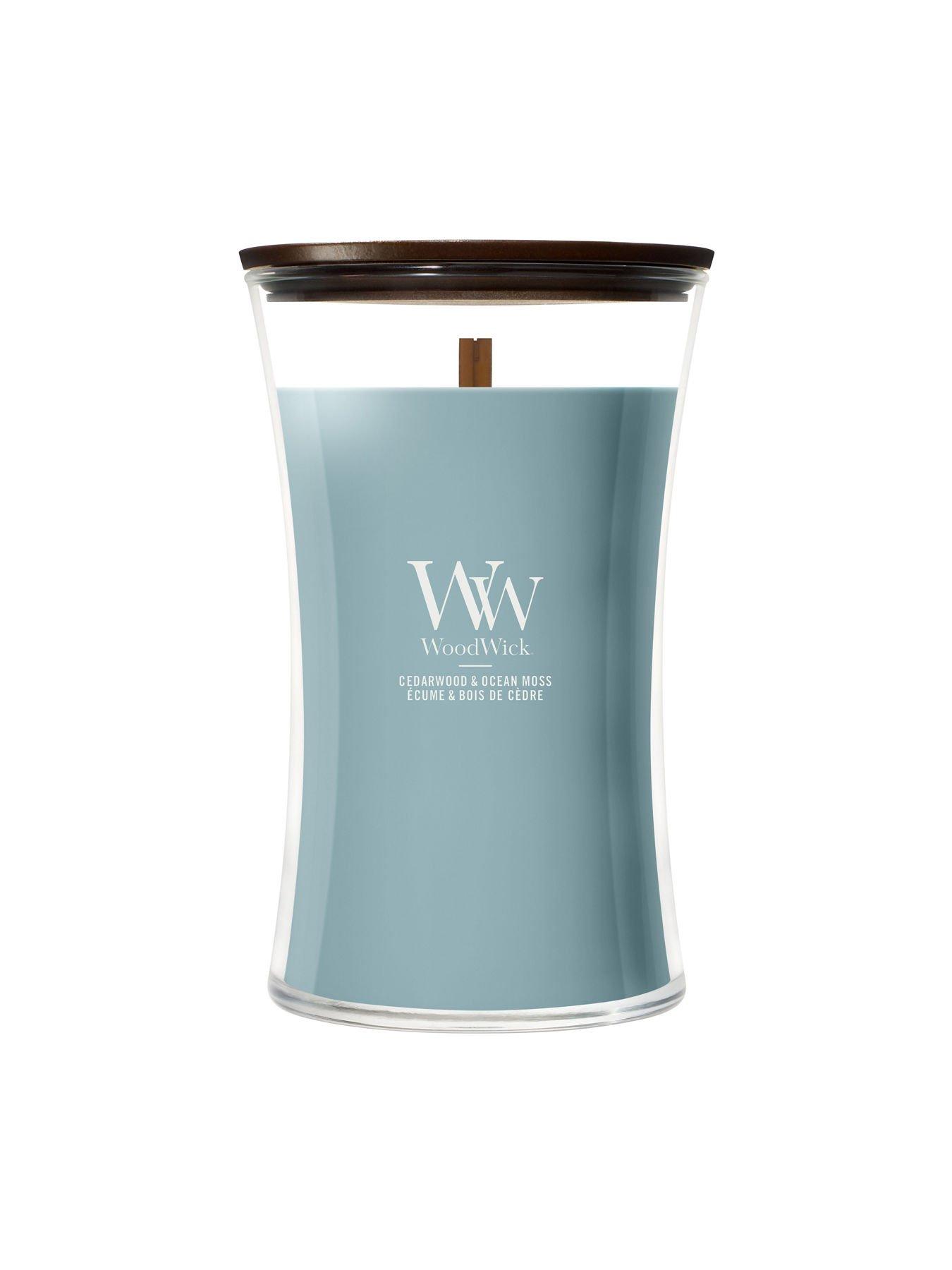 Yankee Candle Woodwick Large Jar - Cedarwood And Ocean Moss