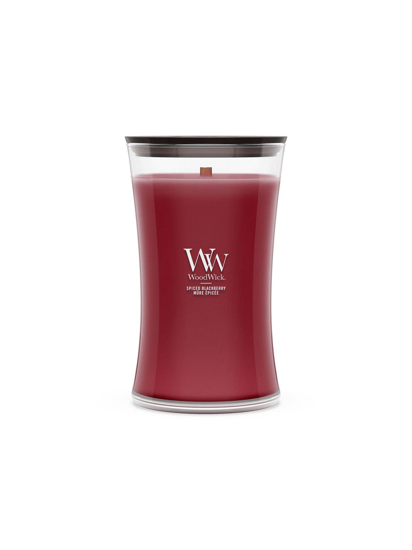 Image 1 of 7 of WoodWick Large Candle - Spiced Blackberry