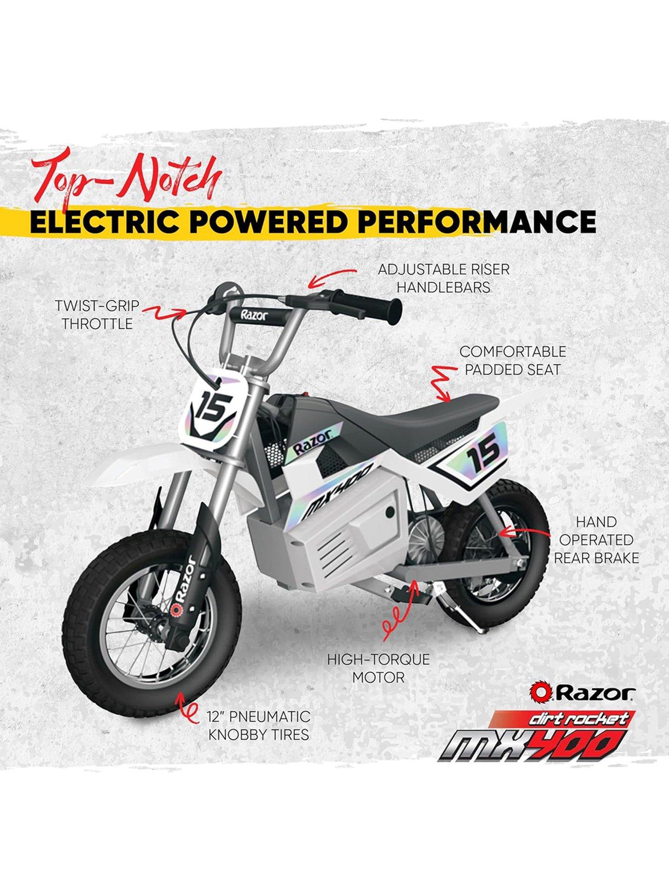 Image 4 of 7 of Razor Razor Dirt Rocket MX400 24 Volt - White