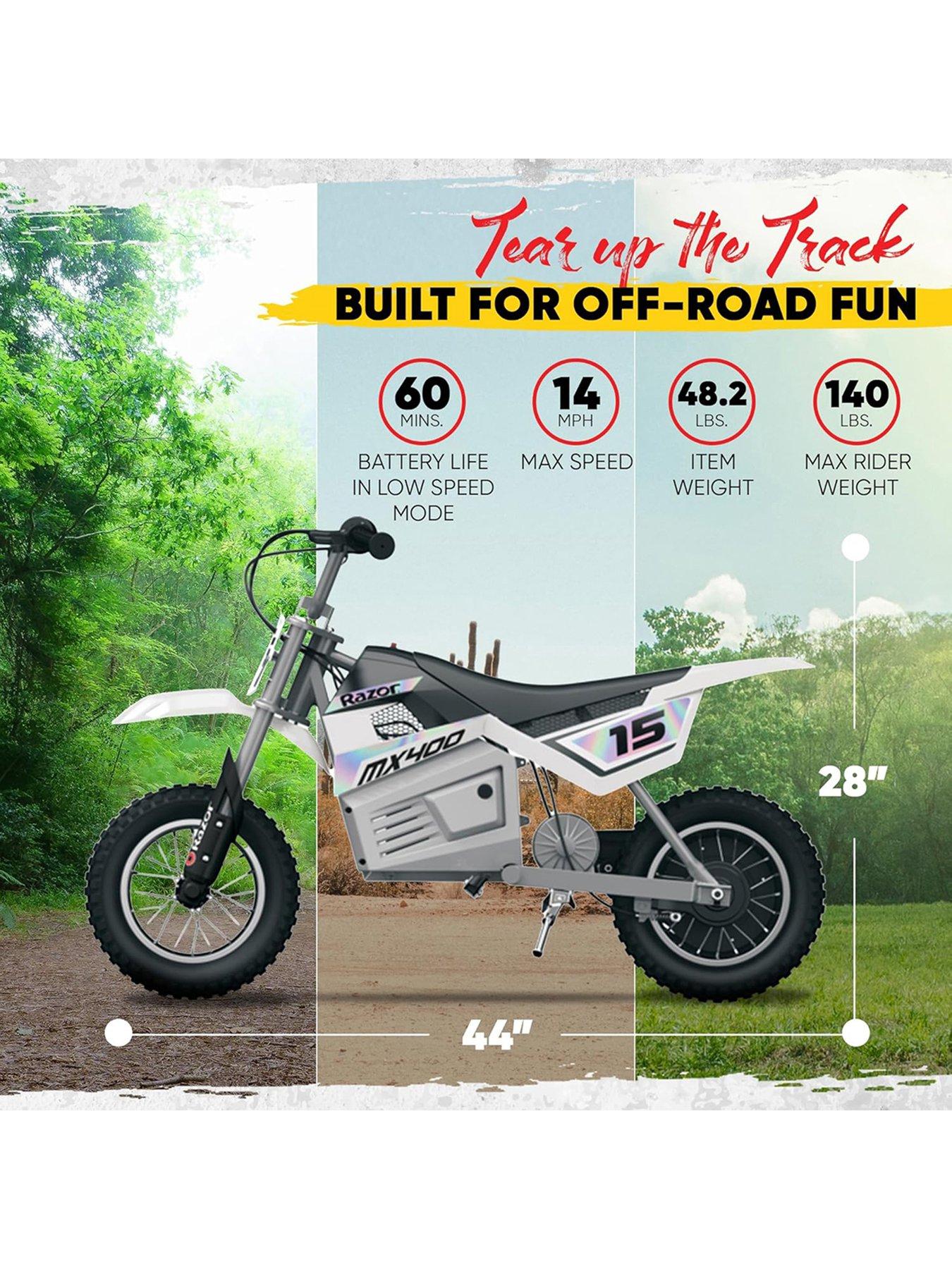 Image 5 of 7 of Razor Razor Dirt Rocket MX400 24 Volt - White