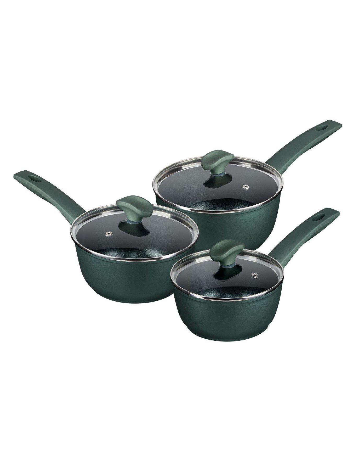 Prestige Prestige Earth Friendly Saucepan Set, 3 Piece (16,18  &  20cm saucepans)